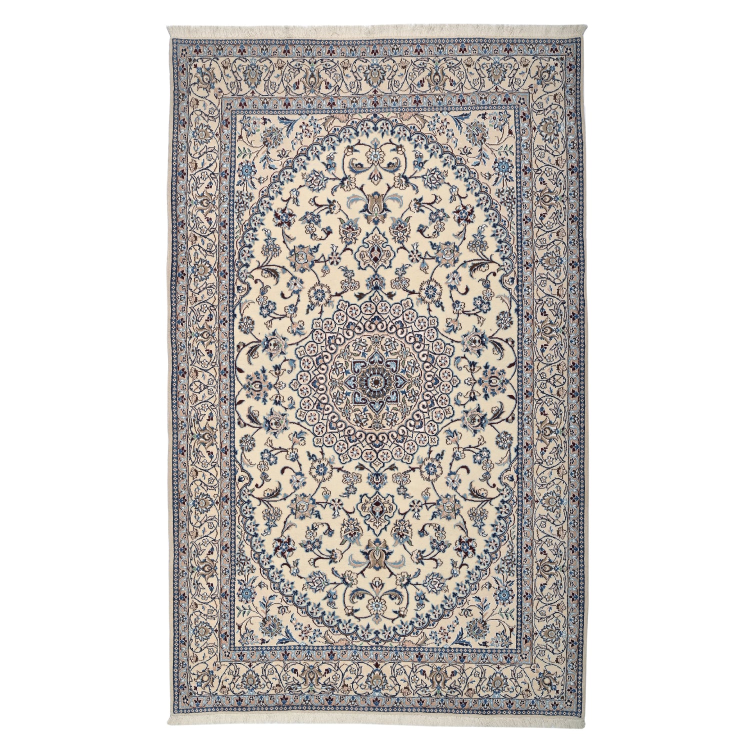 Tappeto Nain fine 9 Fili 252 x 155 cm
