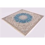 Tappeto Nain extrafine 6 Fili Firmato Akhavan 205 x 202 cm