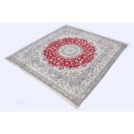Tappeto Nain extrafine 6 Fili Firmato Akhavan 208 x 208 cm