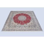 Tappeto Nain extrafine 6 Fili Firmato Akhavan 208 x 208 cm