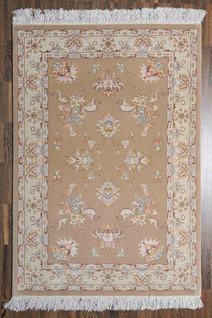 Tappeto Tabriz 50 Raj Trama Seta 146 x 102 cm