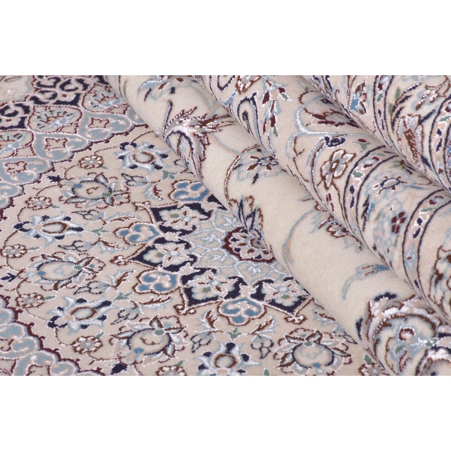 Tappeto Nain 6 Fili Firmato Habibian 302 x 202 cm Tappeto Nain 6 Fili Firmato Habibian 302 x 202 cm