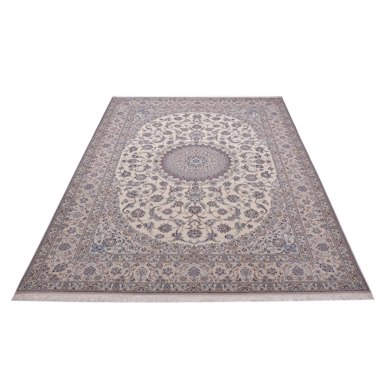 Tappeto Nain 6 Fili Firmato Habibian 302 x 202 cm Tappeto Nain 6 Fili Firmato Habibian 302 x 202 cm