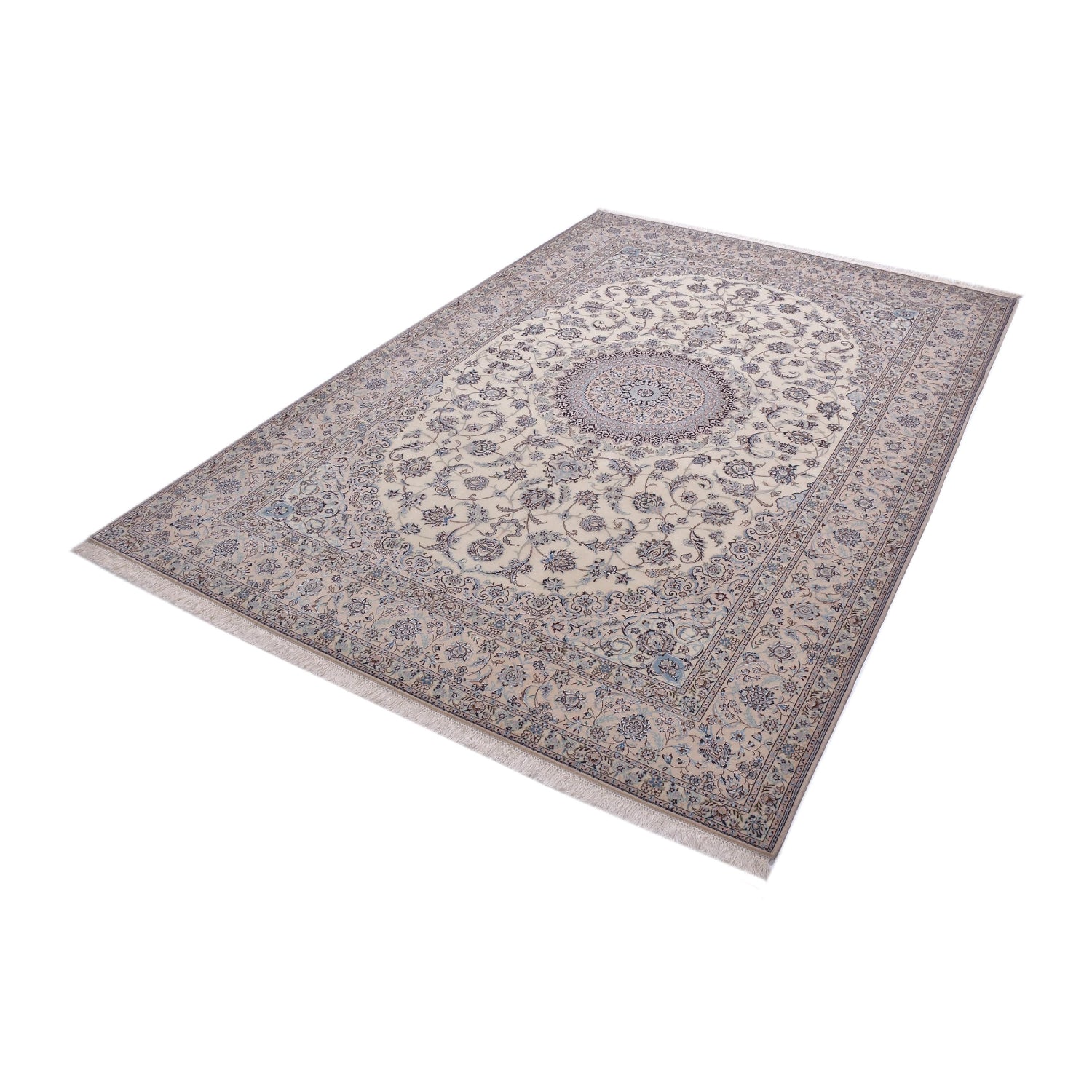 Tappeto Nain 6 Fili Firmato Habibian 302 x 202 cm Tappeto Nain 6 Fili Firmato Habibian 302 x 202 cm