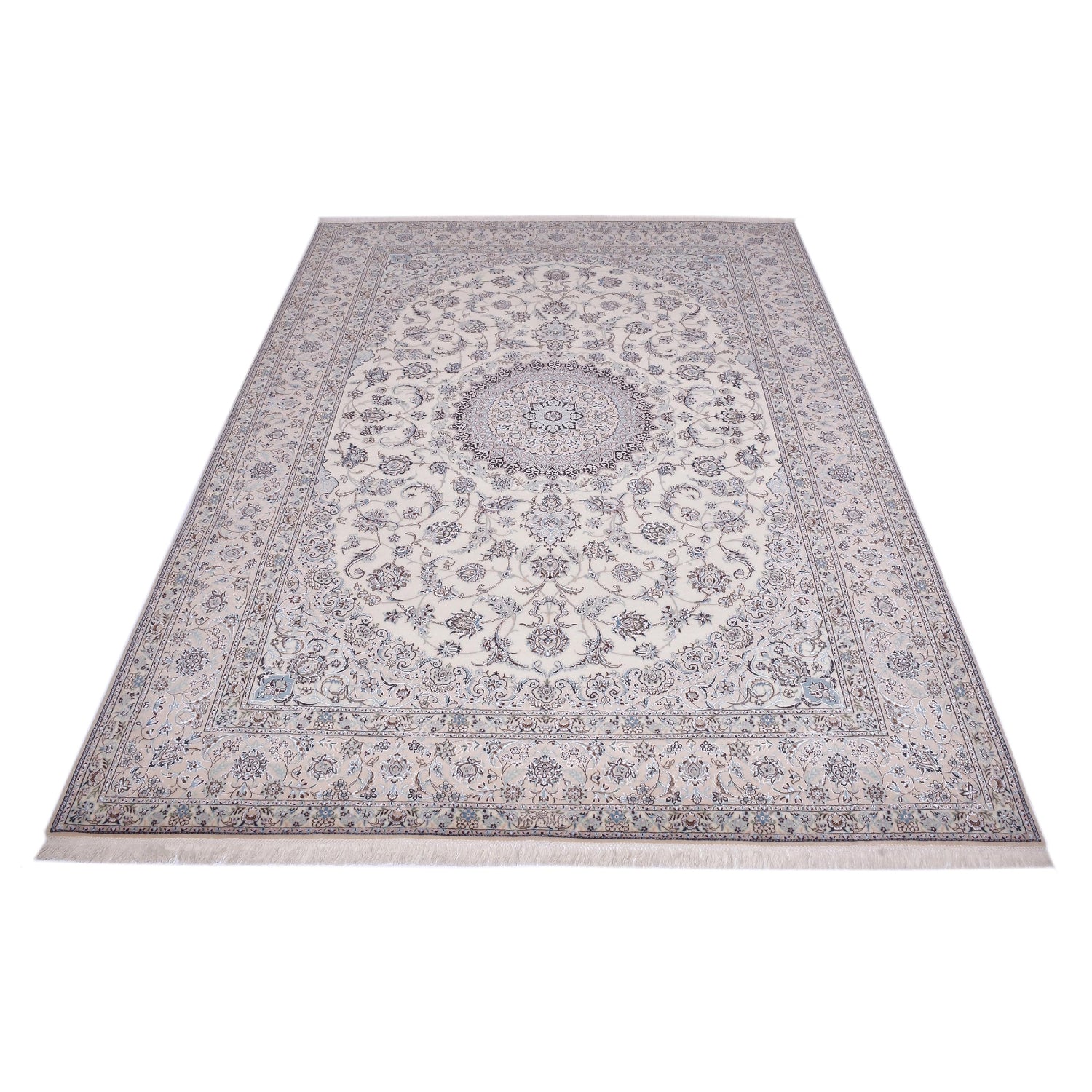 Tappeto Nain 6 Fili Firmato Habibian 302 x 202 cm Tappeto Nain 6 Fili Firmato Habibian 302 x 202 cm