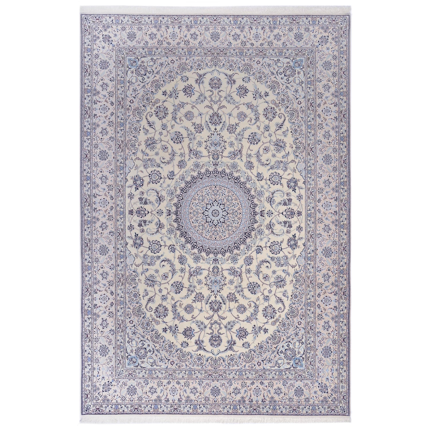 Tappeto Nain 6 Fili Firmato Habibian 302 x 202 cm