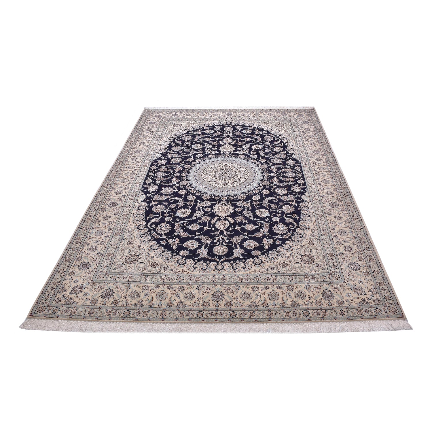 Tappeto Nain 6 Fili Firmato Habibian 311 x 208 cm Tappeto Nain 6 Fili Firmato Habibian 311 x 208 cm