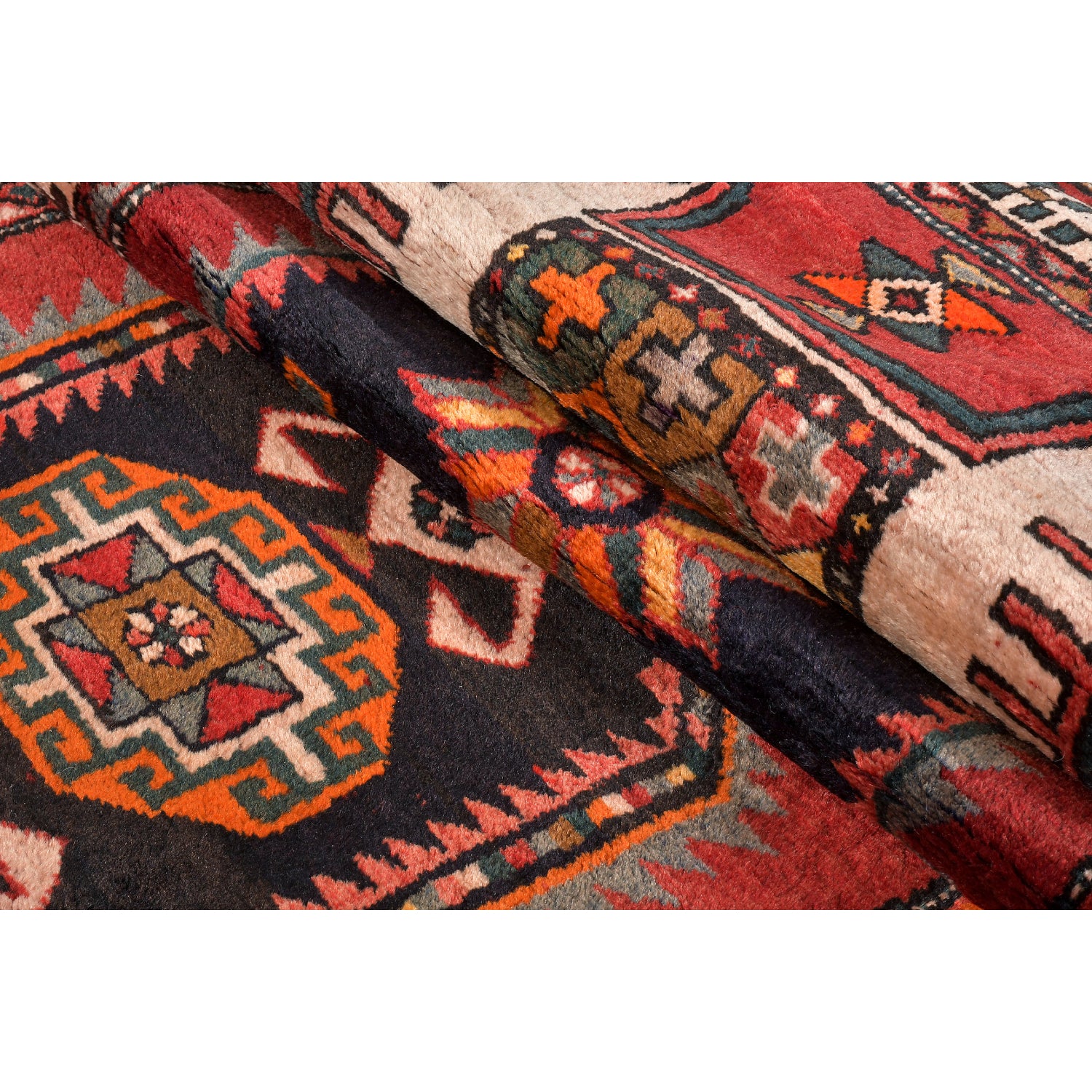 Tappeto Afshari 347 X 133 Cm