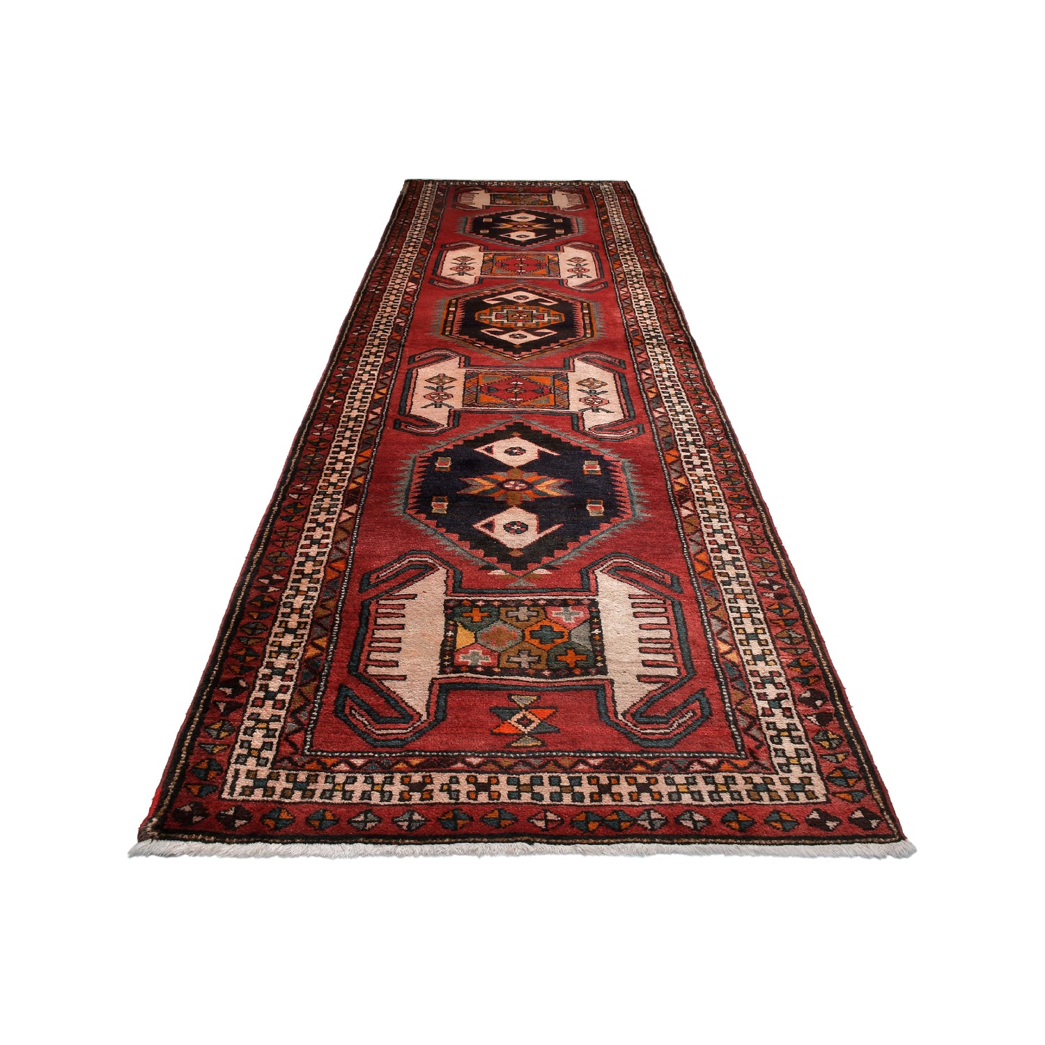 Tappeto Afshari 347 X 133 Cm
