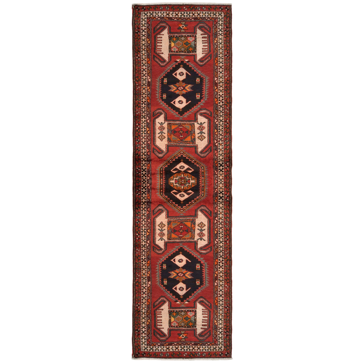 Tappeto Afshari 347 X 133 Cm