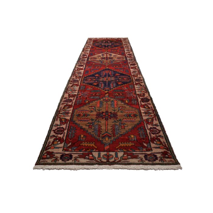 Tappeto Afshari 422 X 100 Cm