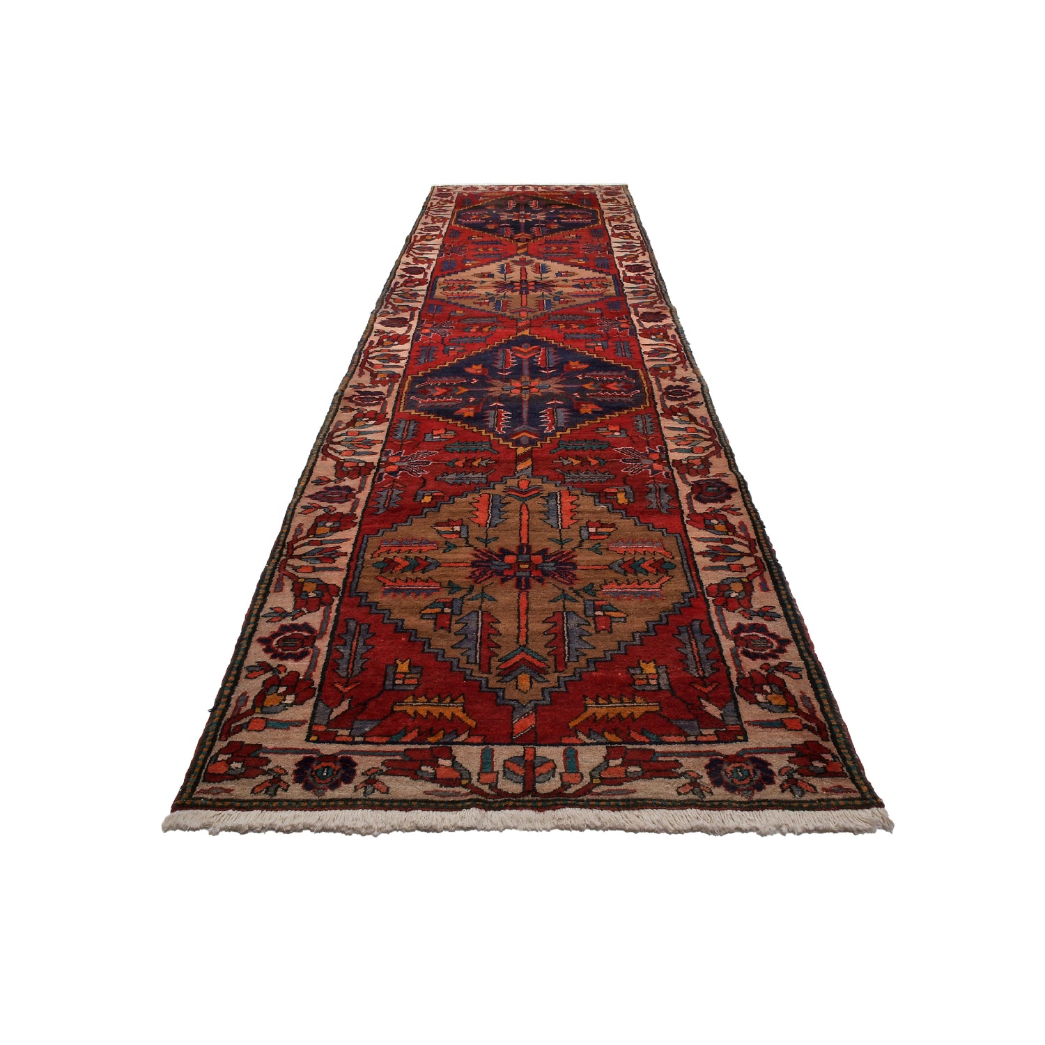 Tappeto Afshari 422 X 100 Cm
