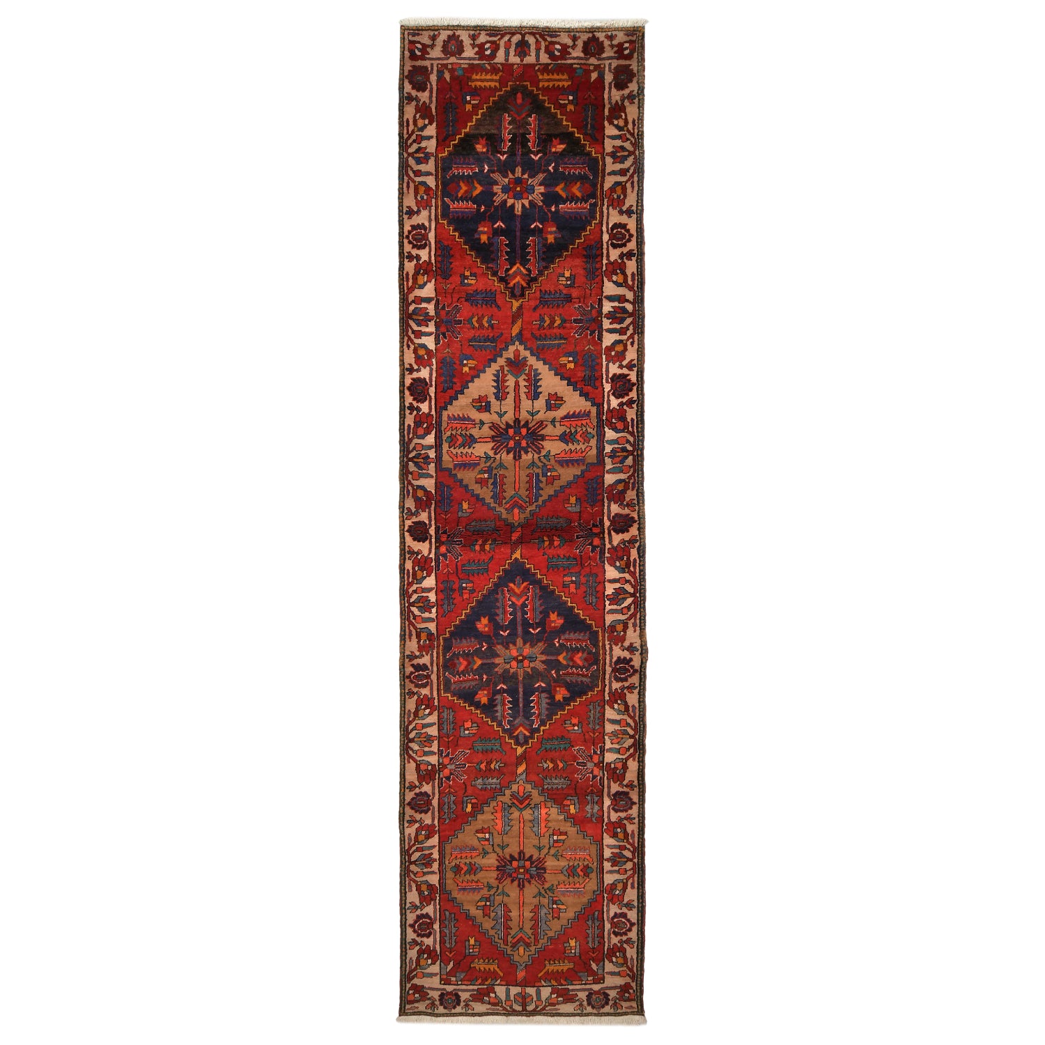 Tappeto Afshari 422 X 100 Cm