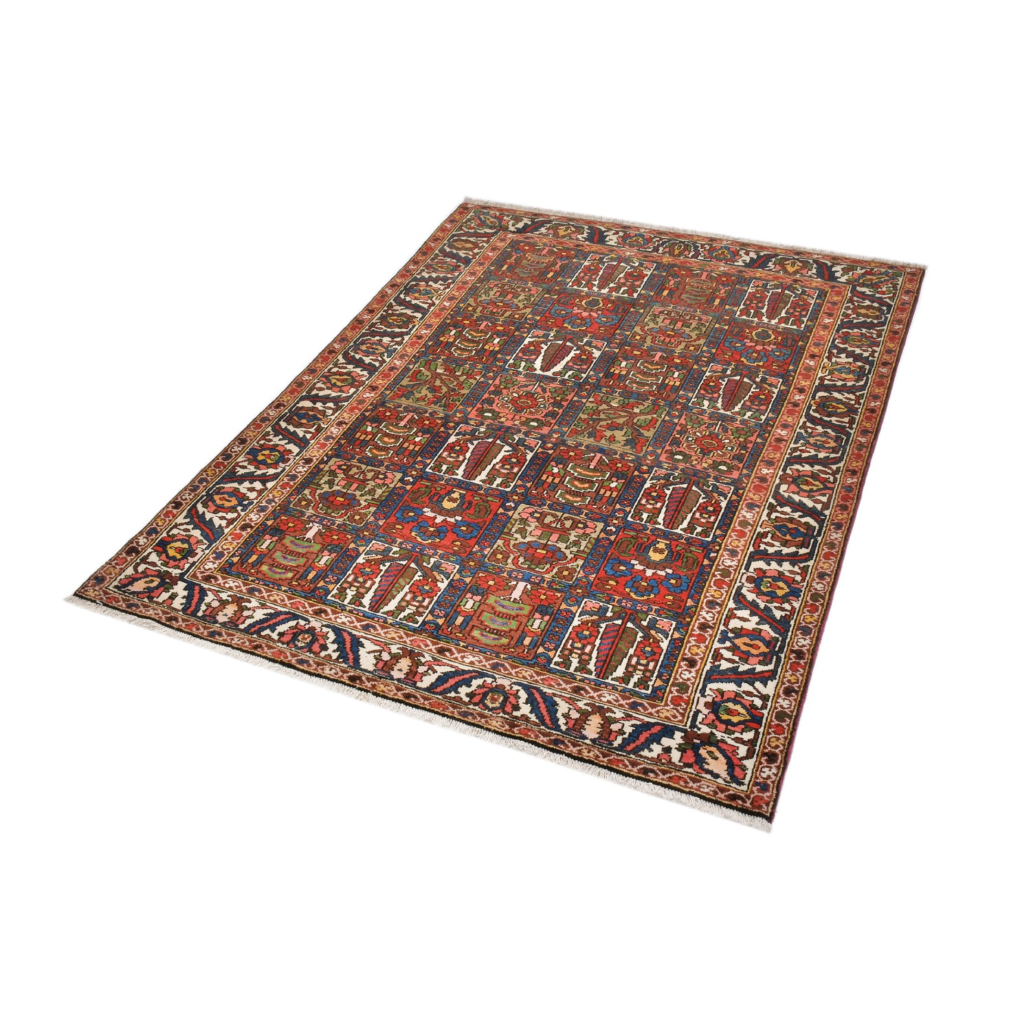 Tappeto Bakhtiari Vecchio 208 X 155 cm