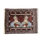 Tappeto Bijar Ferdosi 95 X 74 cm