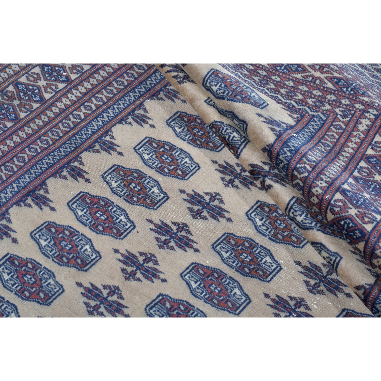 Tappeto Bukara Kashmir 190 X 125 Cm Patina Tappeto Bukara Kashmir 190 X 125 Cm Patina