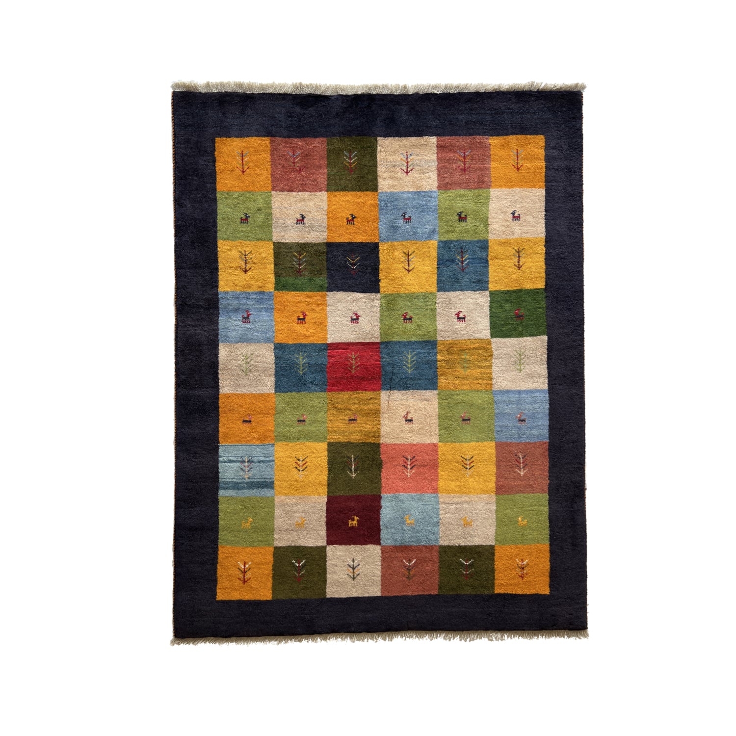 Tappeto Gabbeh Ghashgai 198 X 148 Cm