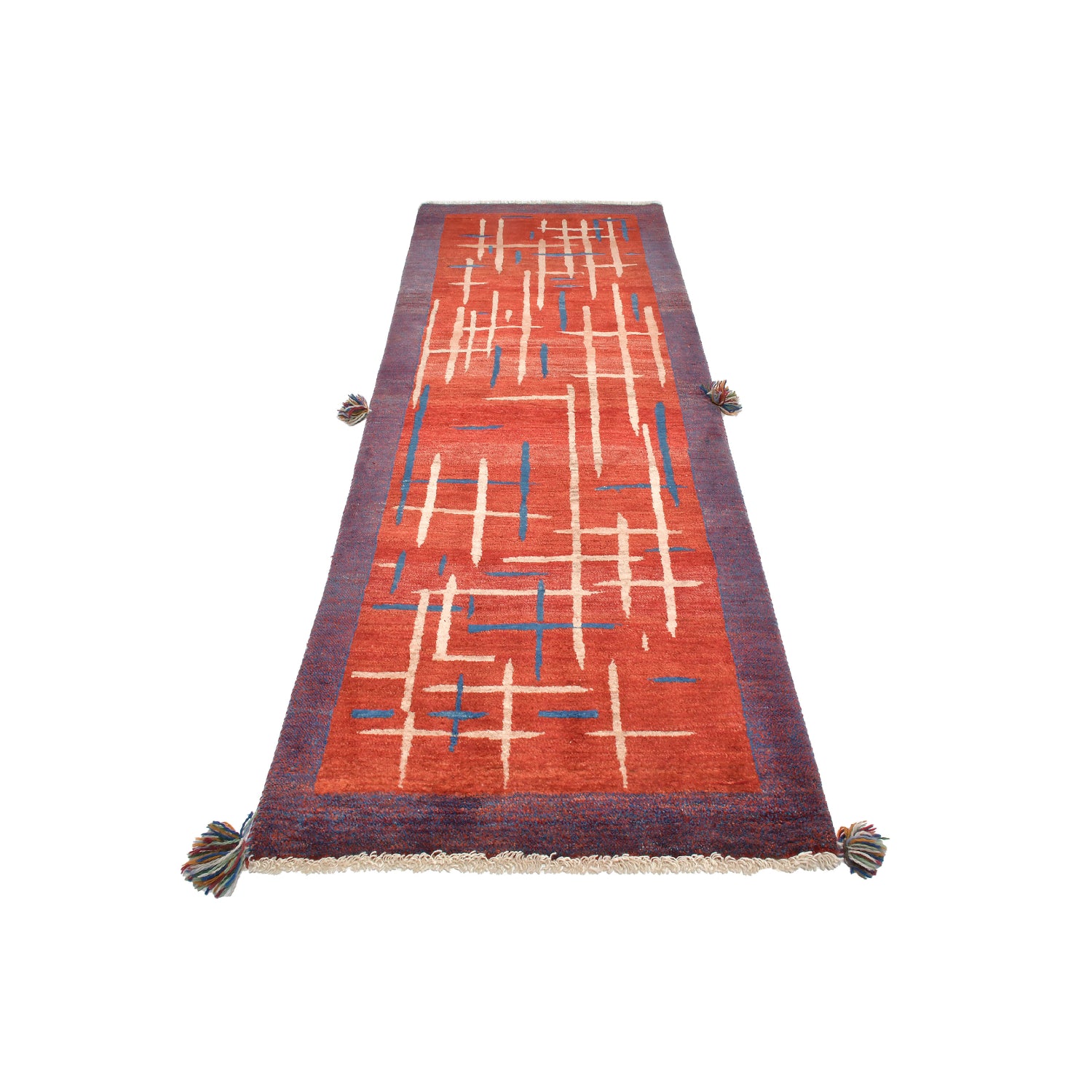 Tappeto Gabbeh Kashkuli 252 X 80 cm Tappeto Gabbeh Kashkuli 252 X 80 cm