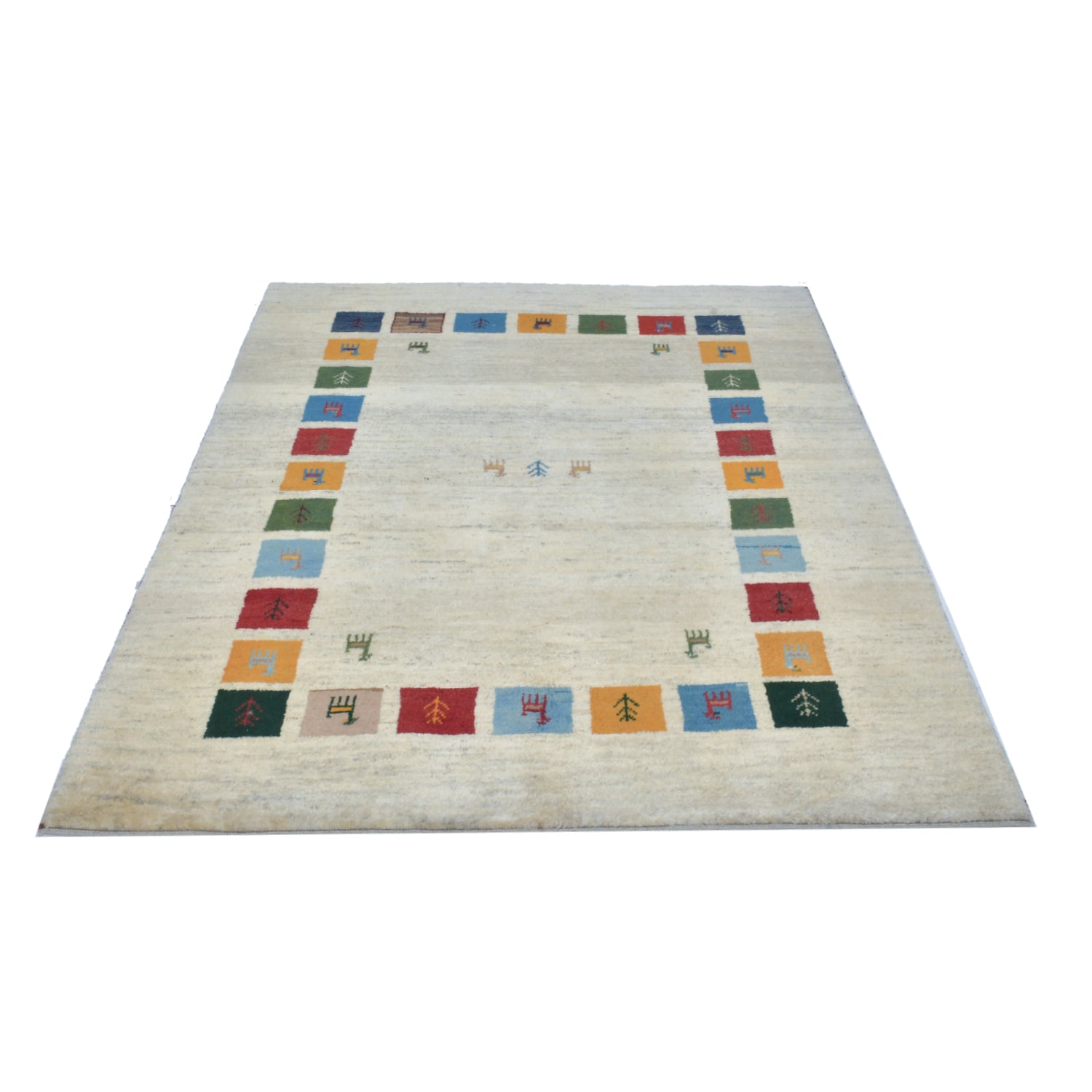 Tappeto Gabbeh Ghashgai 197 X 147 Cm
