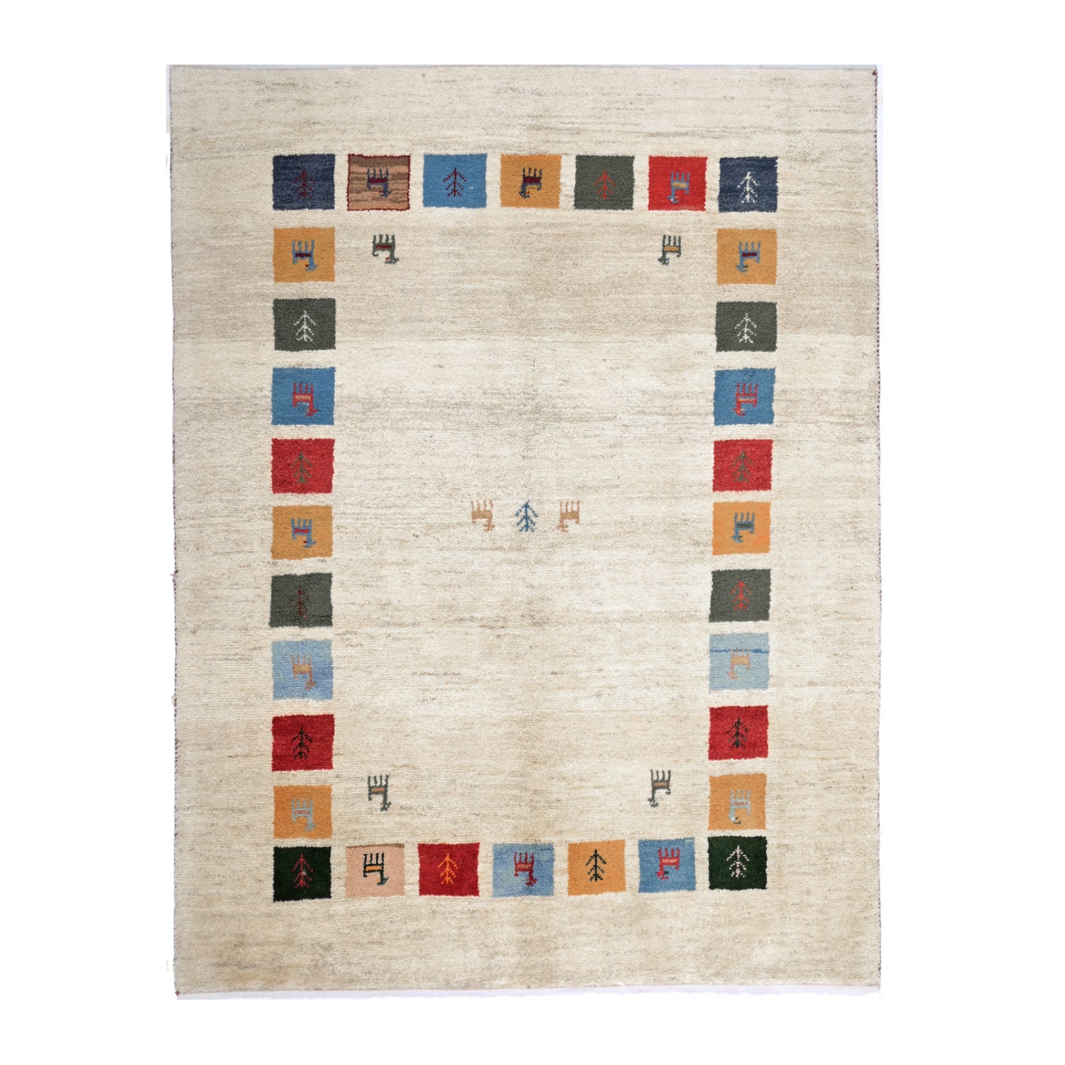 Tappeto Gabbeh Ghashgai 197 X 147 Cm
