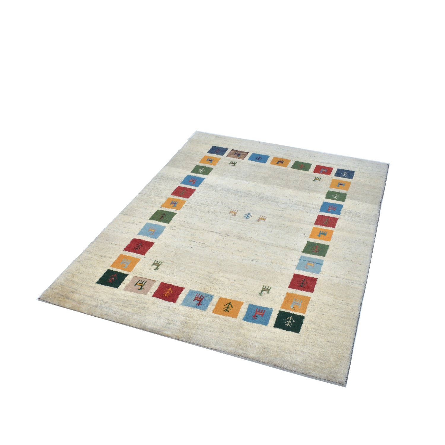 Tappeto Gabbeh Ghashgai 197 X 147 Cm Tappeto Gabbeh Ghashgai 197 X 147 Cm