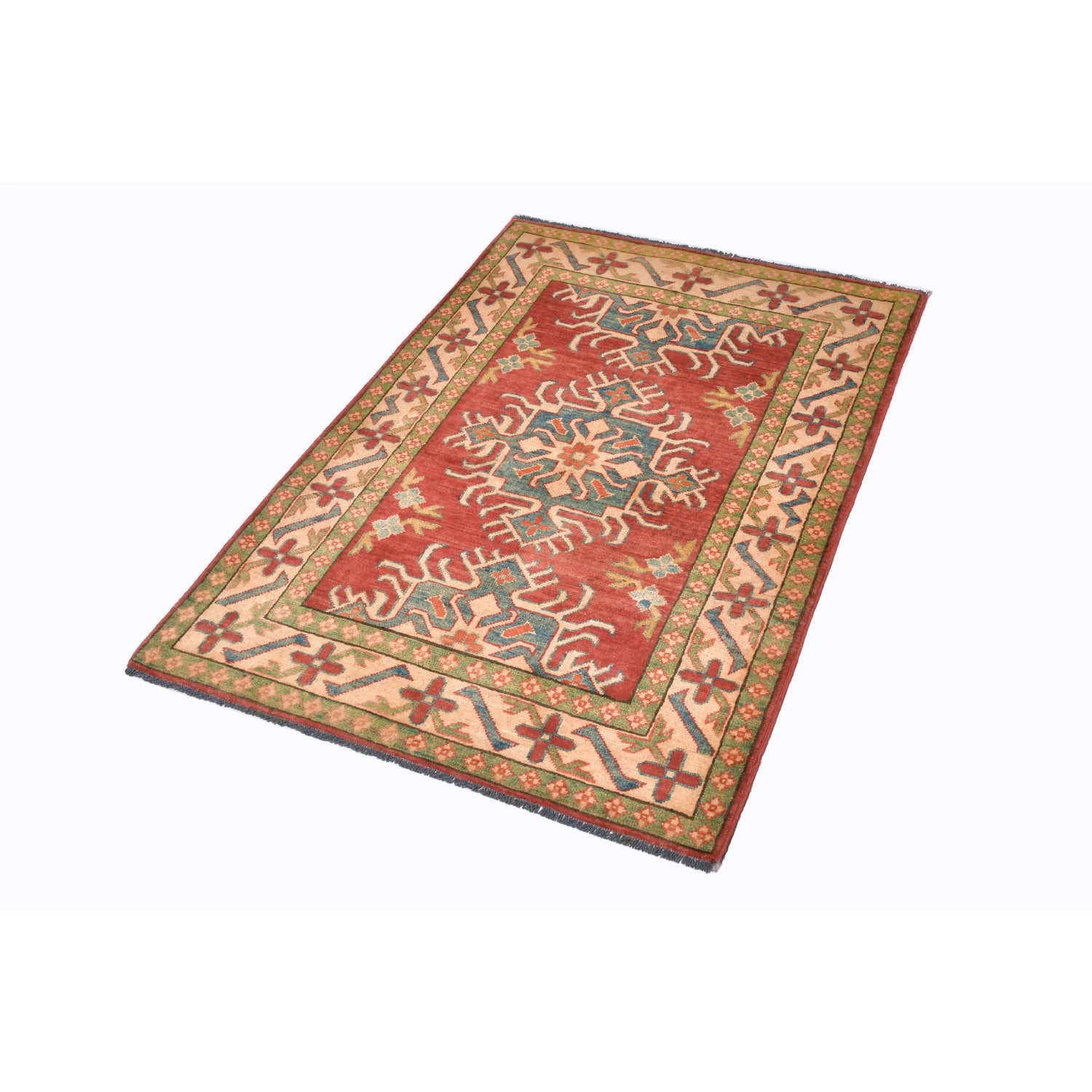 Tappeto Kazak 144 X 94 Cm