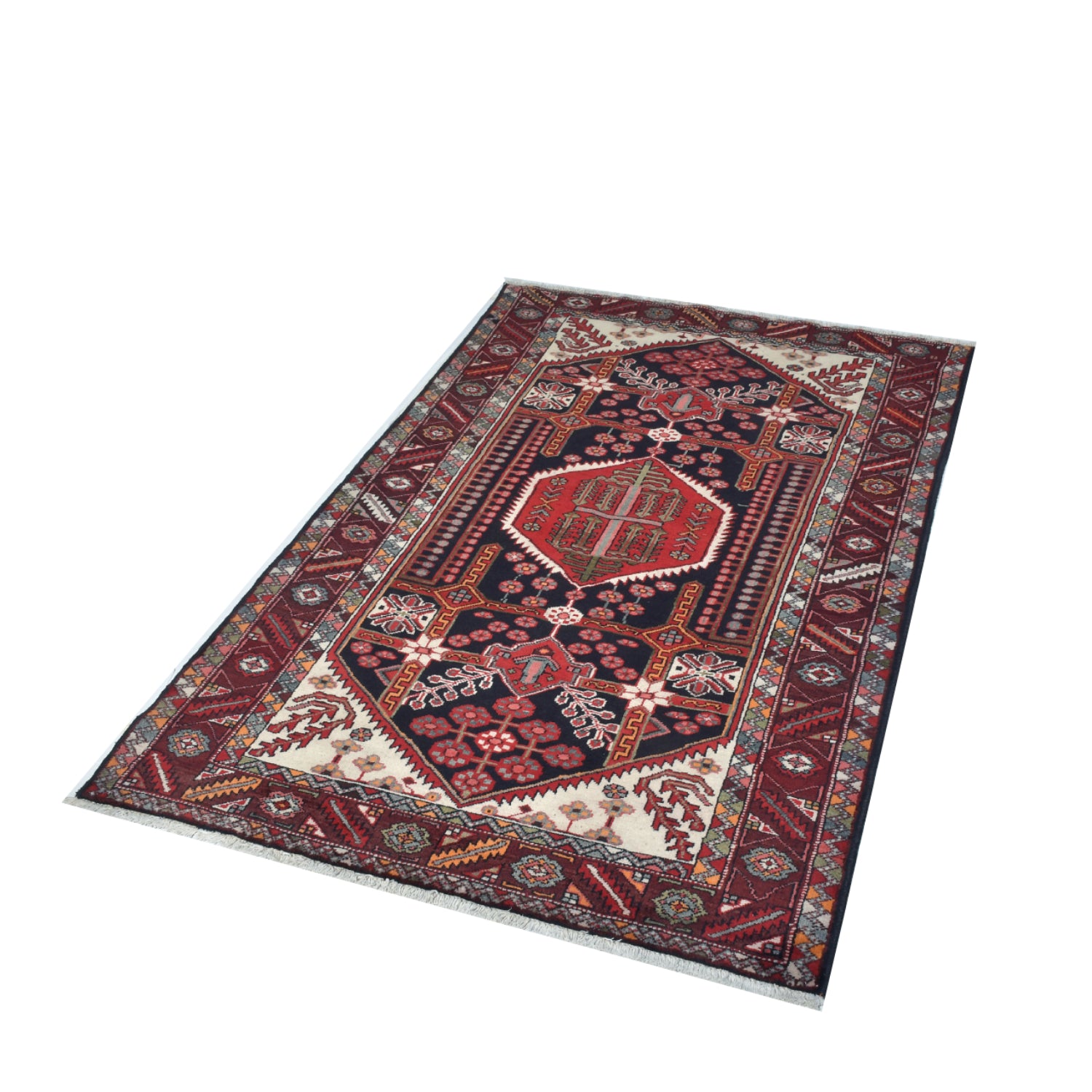 Tappeto Hamadan 208 x 130 cm