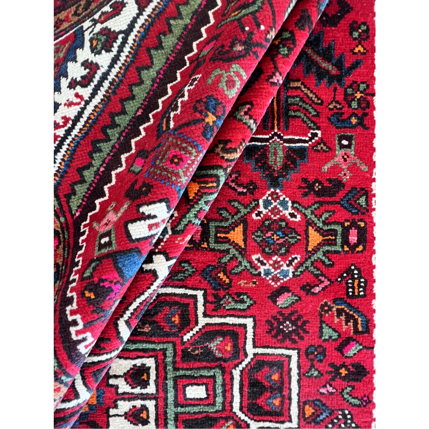 Tappeto Hamadan 263 X 147 cm Patina