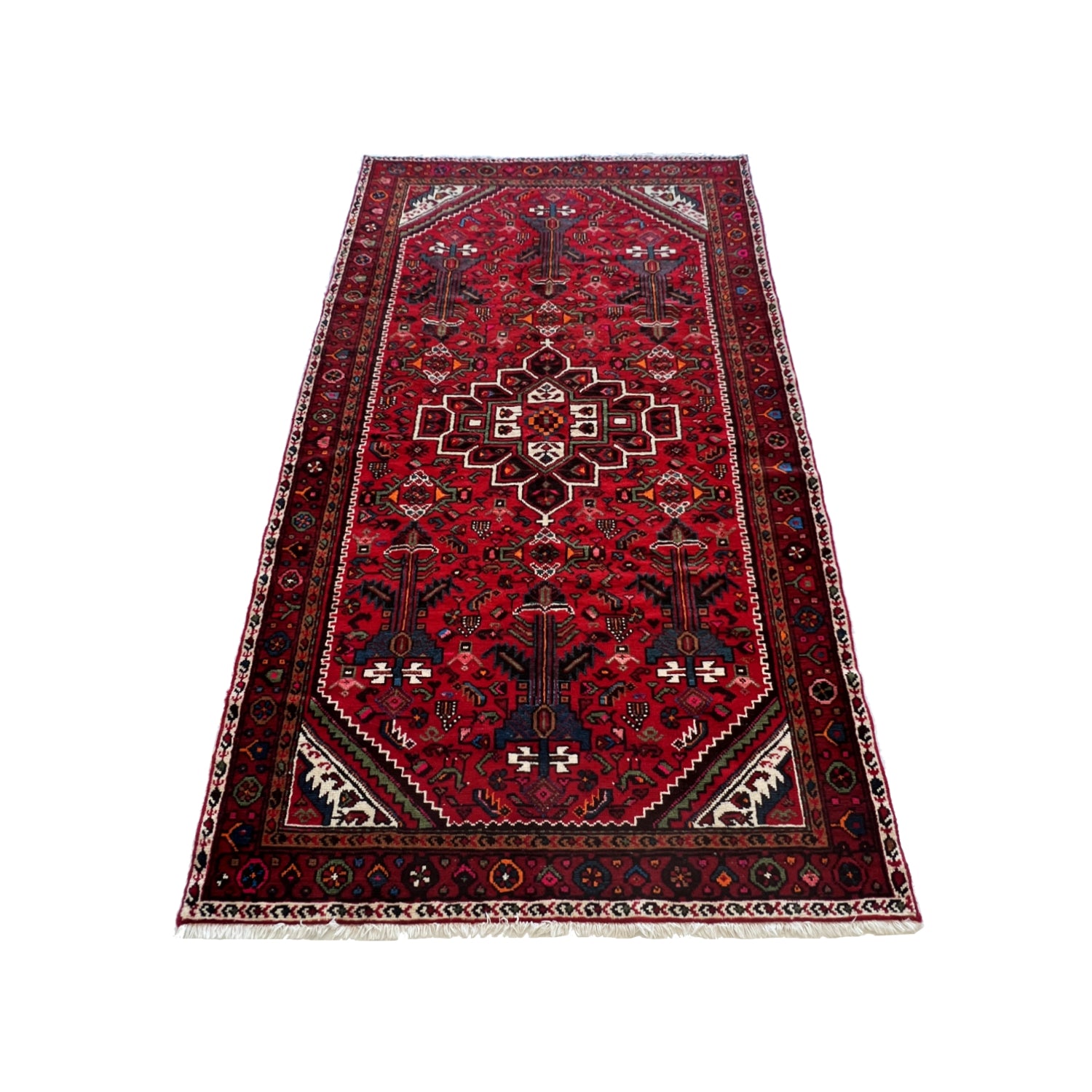 Tappeto Hamadan 263 X 147 cm Patina
