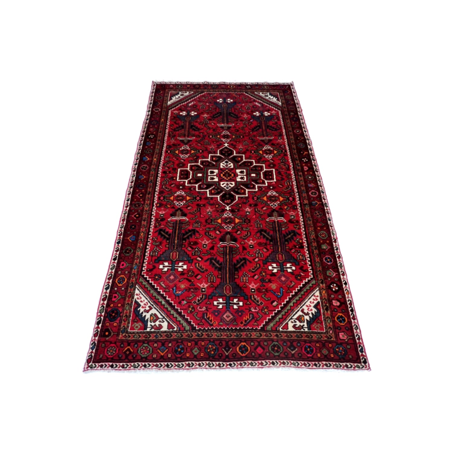 Tappeto Hamadan 263 X 147 cm Patina