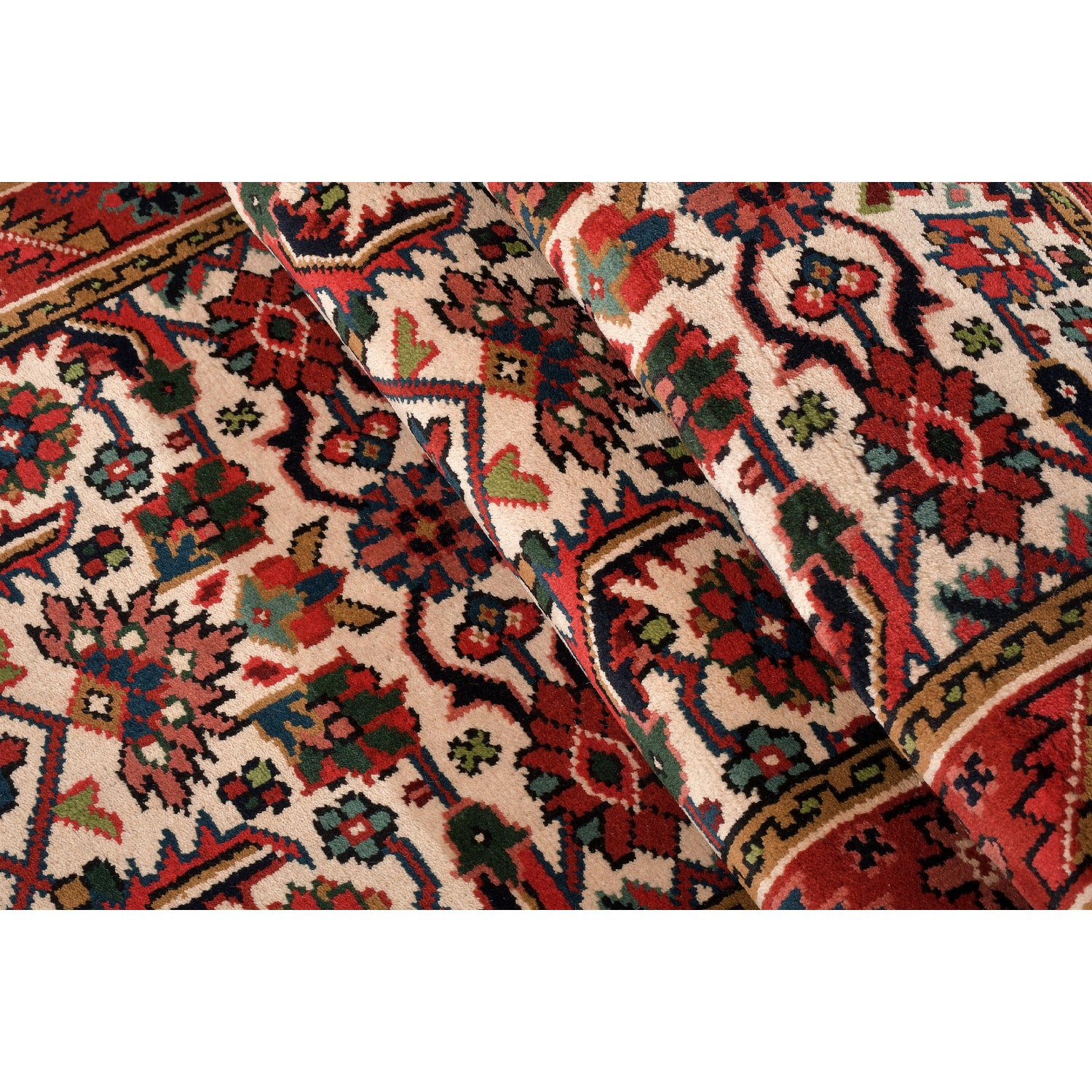 Tappeto Indo Heriz 384 X 84 cm