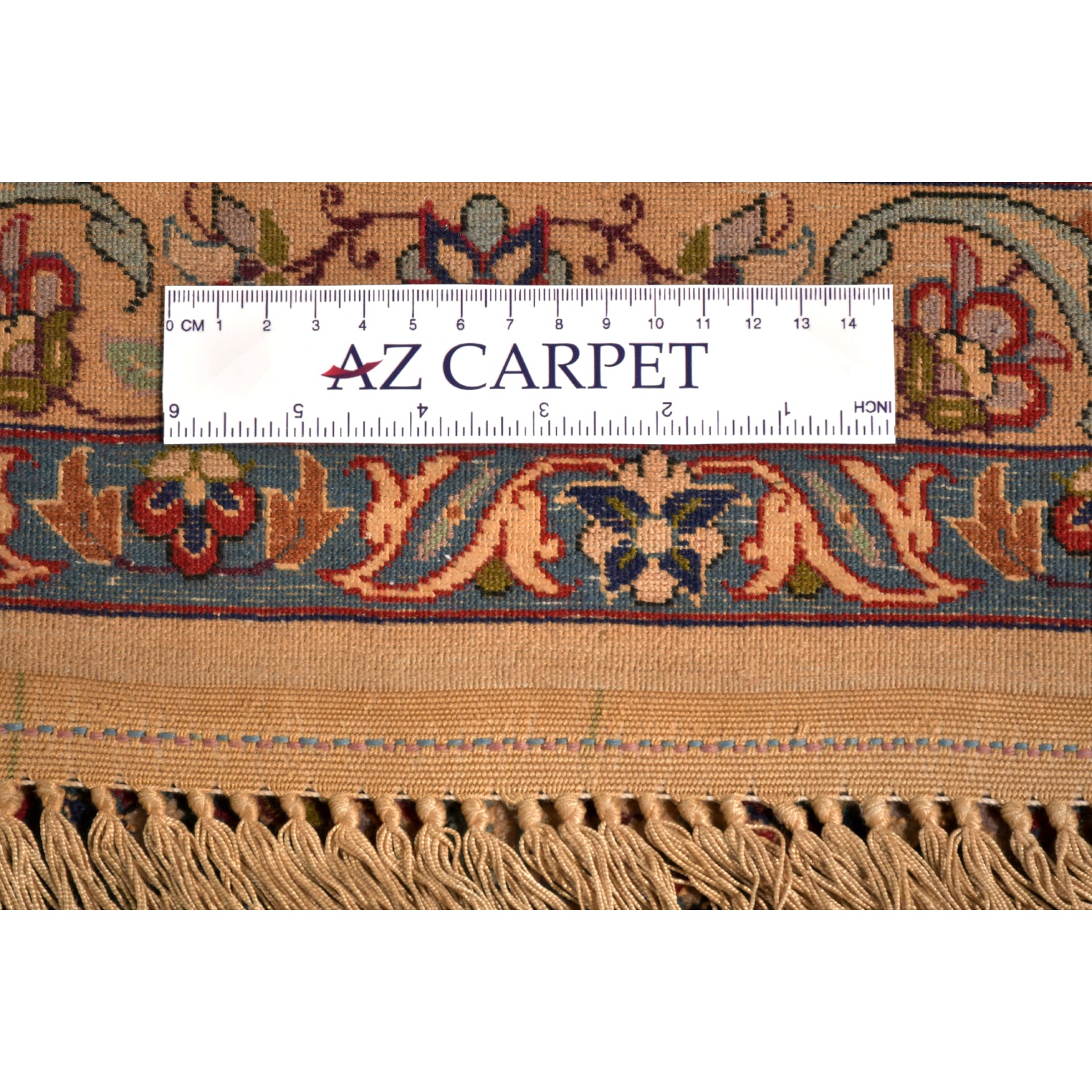 Tappeto Isfahan Fondo seta 303 x 194 cm