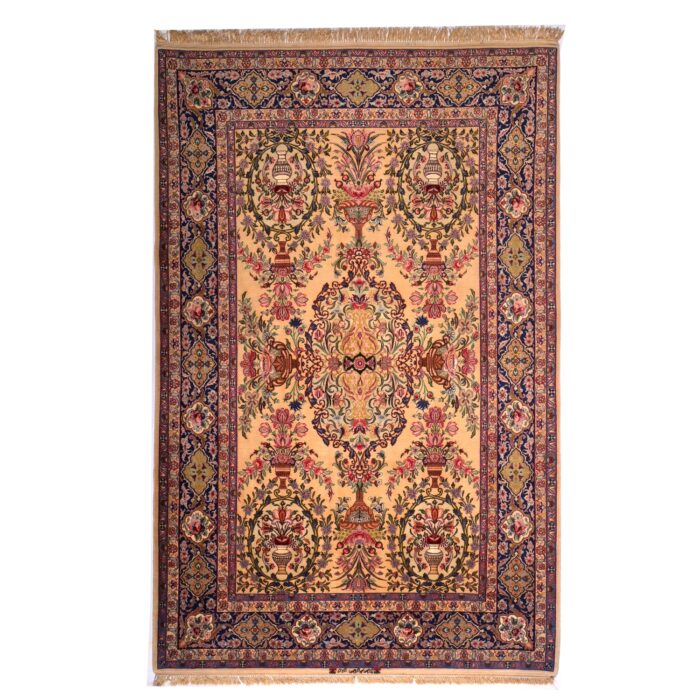 Tappeto Isfahan Fondo seta 303 x 194 cm