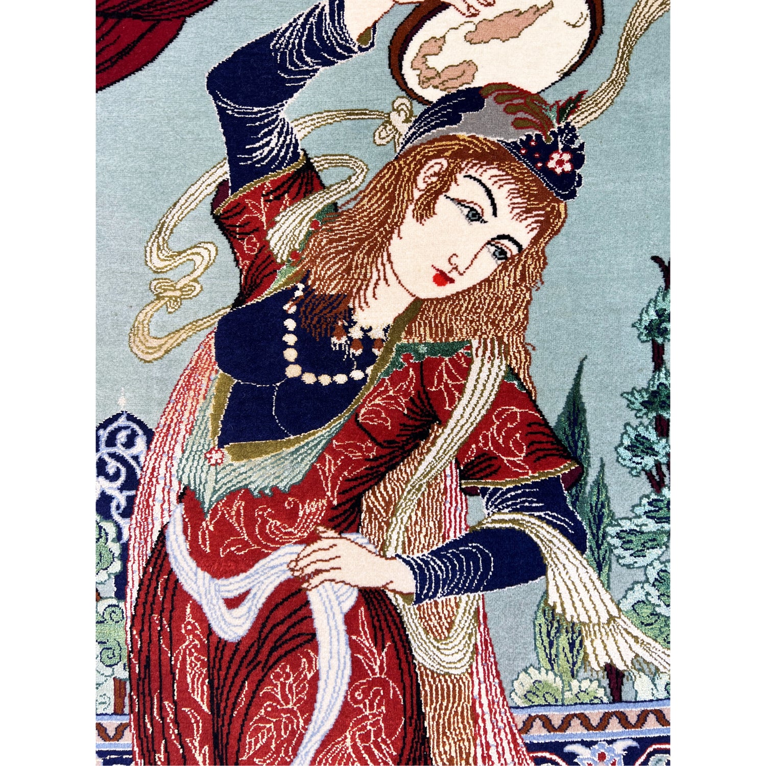 Tappeto Isfahan Figurativo 128 x 83 cm Tappeto Isfahan Figurativo 128 x 83 cm