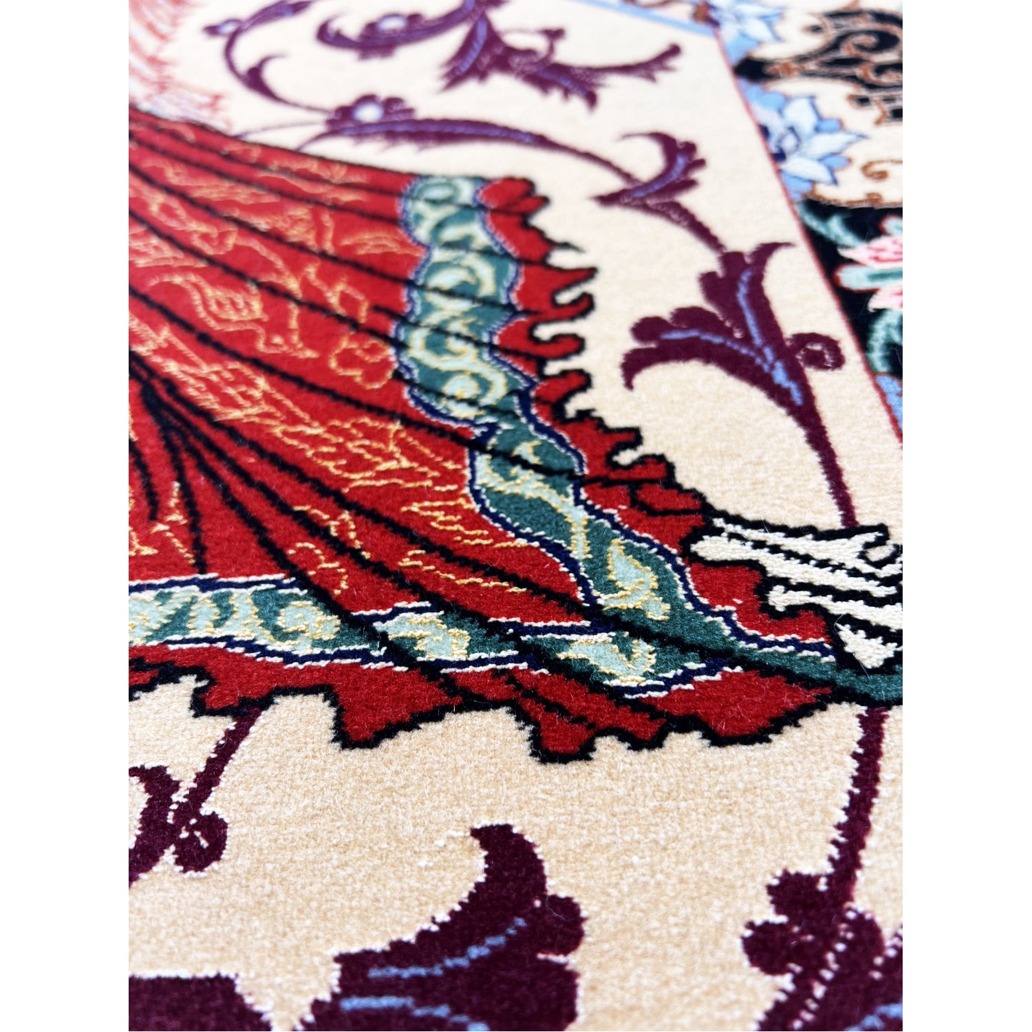 Tappeto Isfahan Figurativo 128 x 83 cm Tappeto Isfahan Figurativo 128 x 83 cm