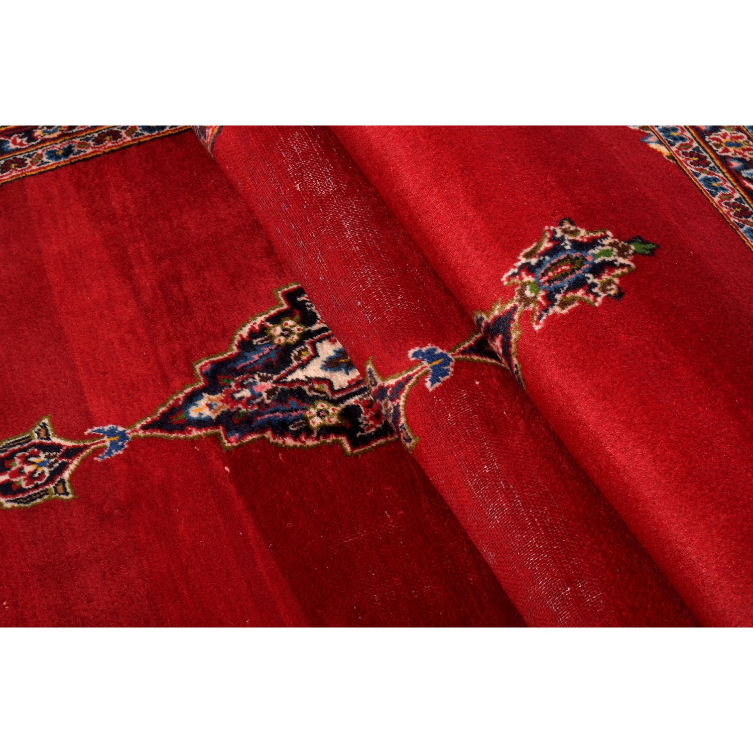 Tappeto Kashan 280 X 101 Cm Patina