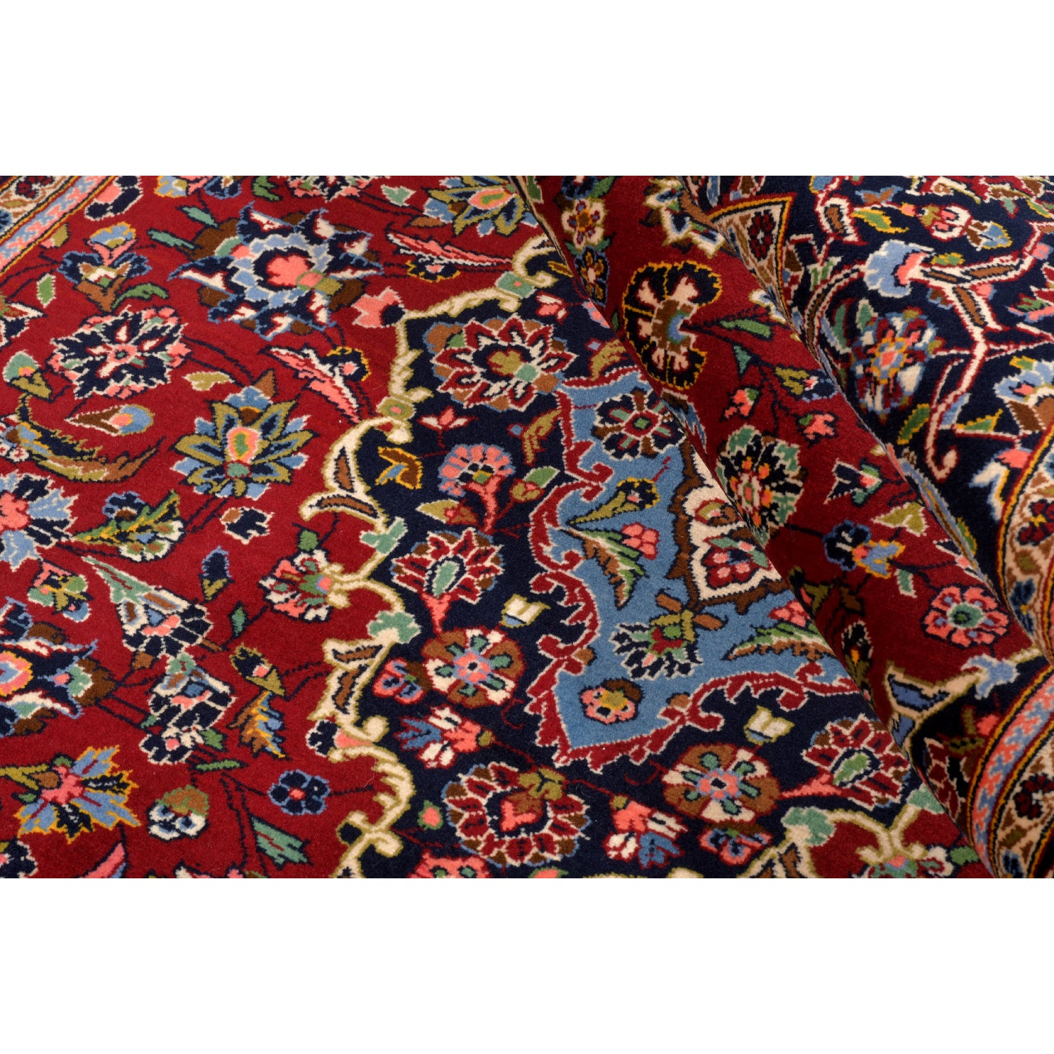 Tappeto Kashan Vecchio 208 X 138 Cm