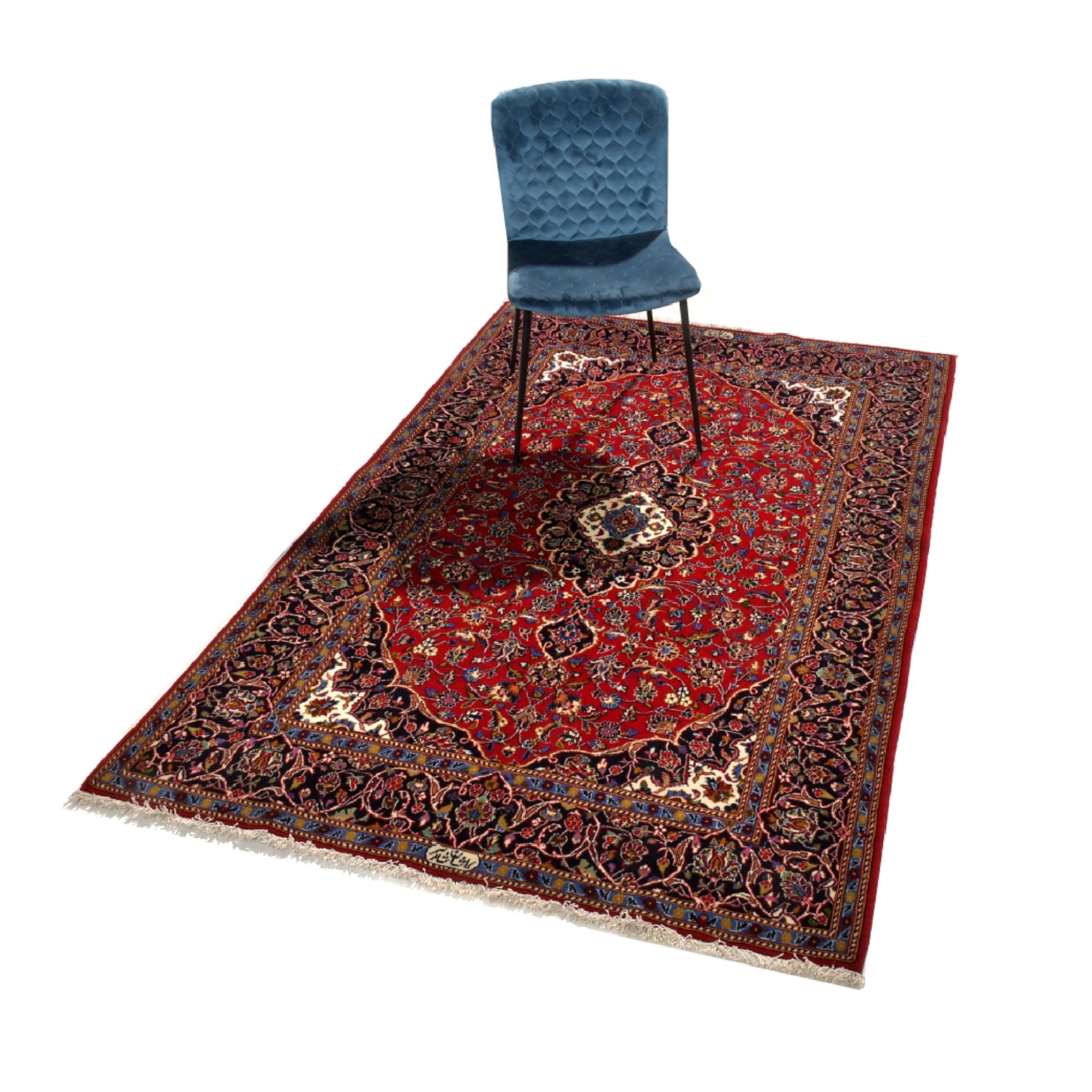 Tappeto Kashan 218 x 145  Cm