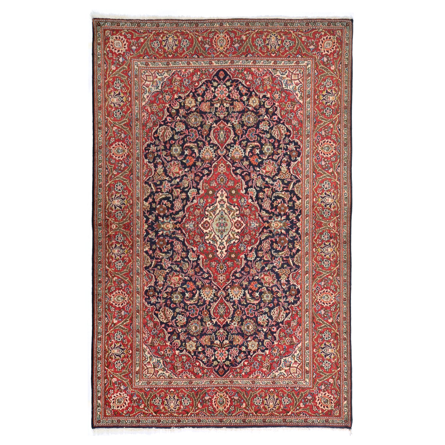 Tappeto Kashan Vecchio 208 x 134 cm