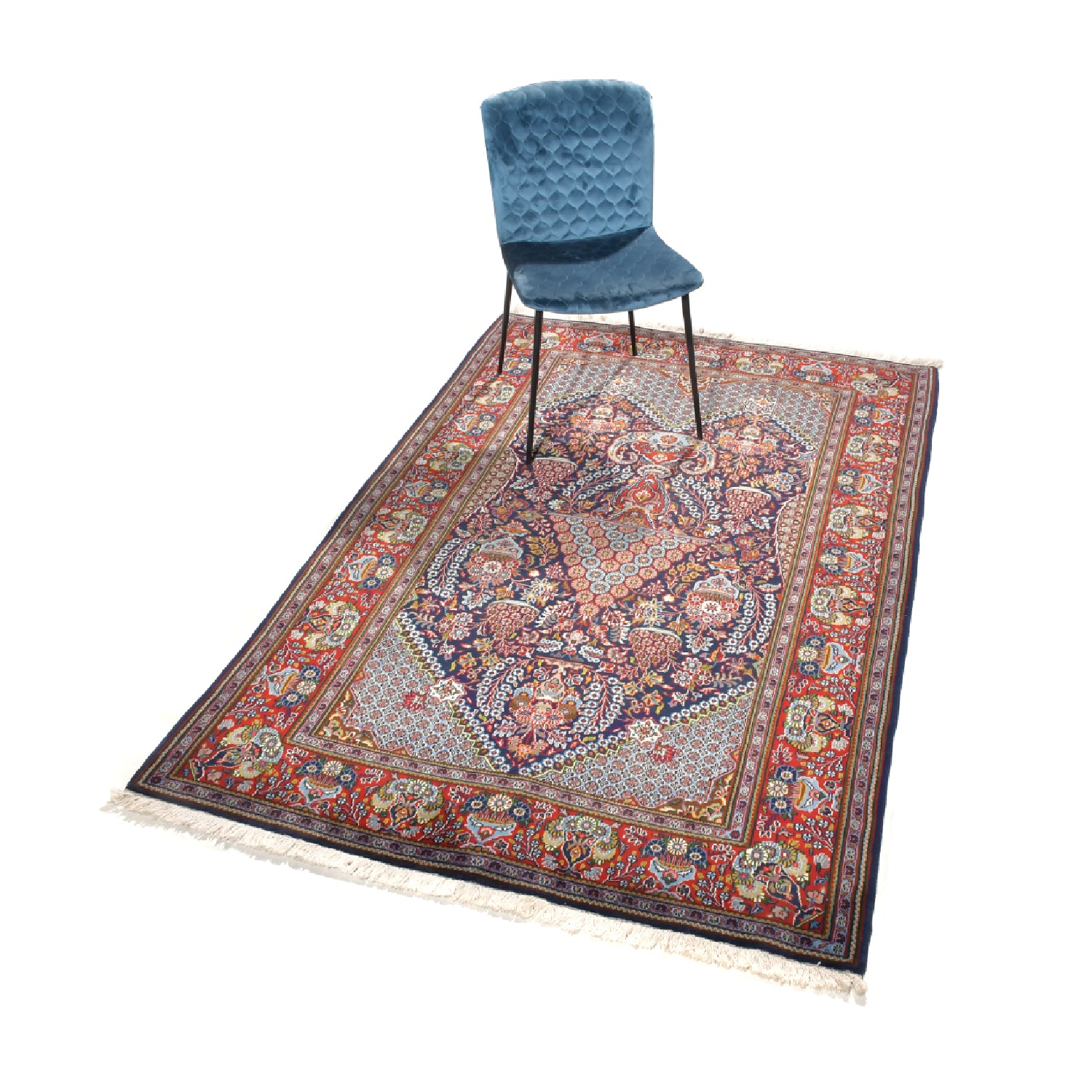 Tappeto Kashan 215 X 140 Cm