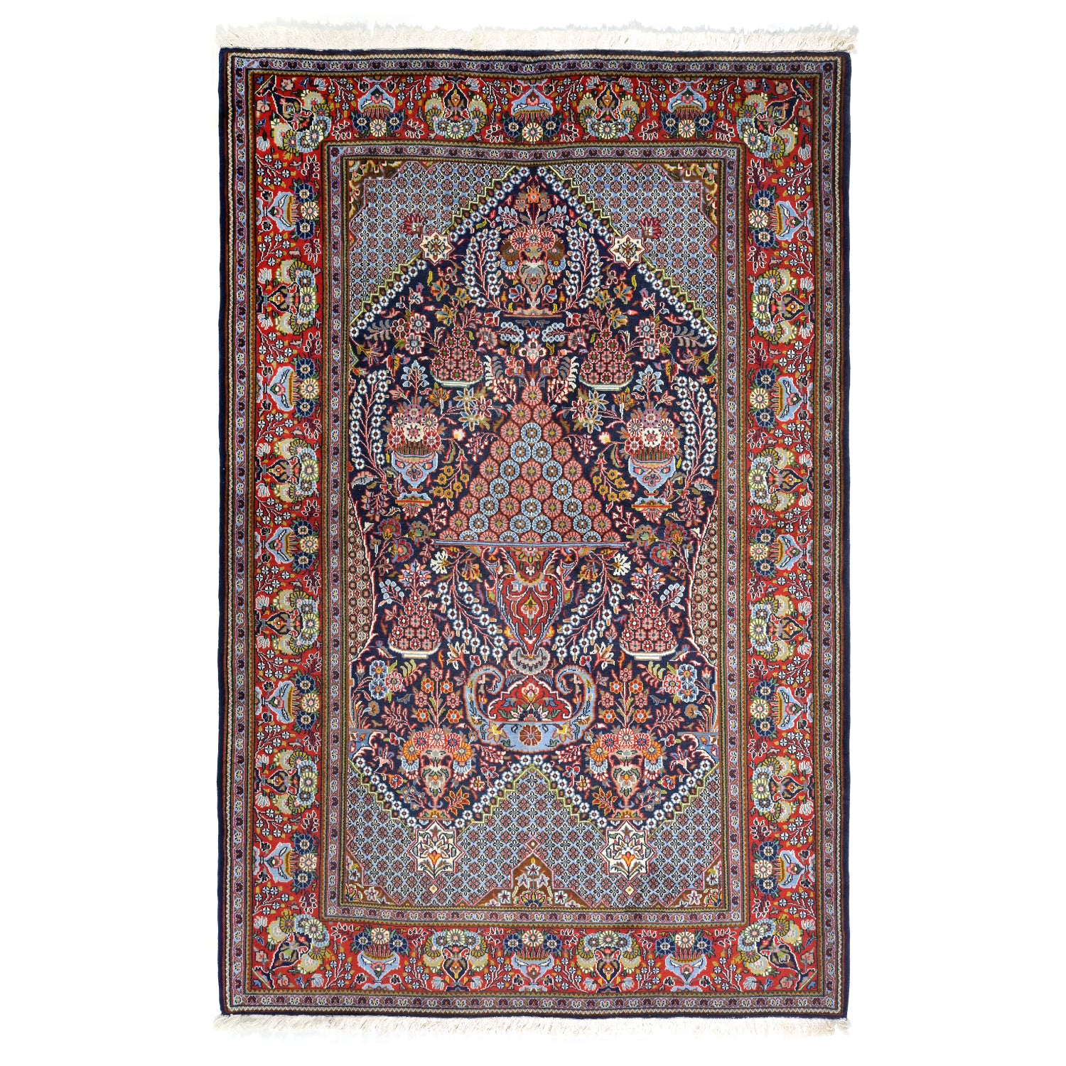 Tappeto Kashan 215 X 140 Cm