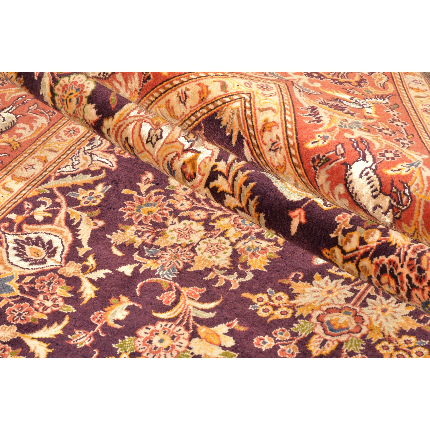 Tappeto Kashan 226 x 143 Cm