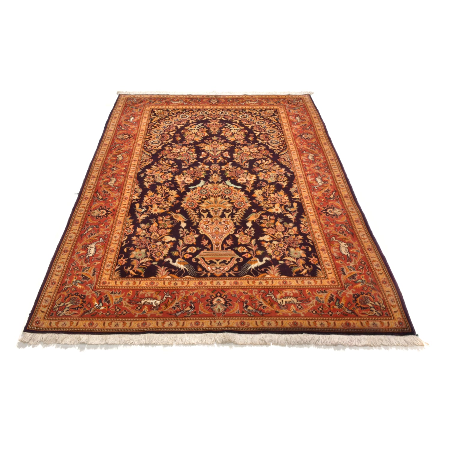 Tappeto Kashan 226 x 143 Cm