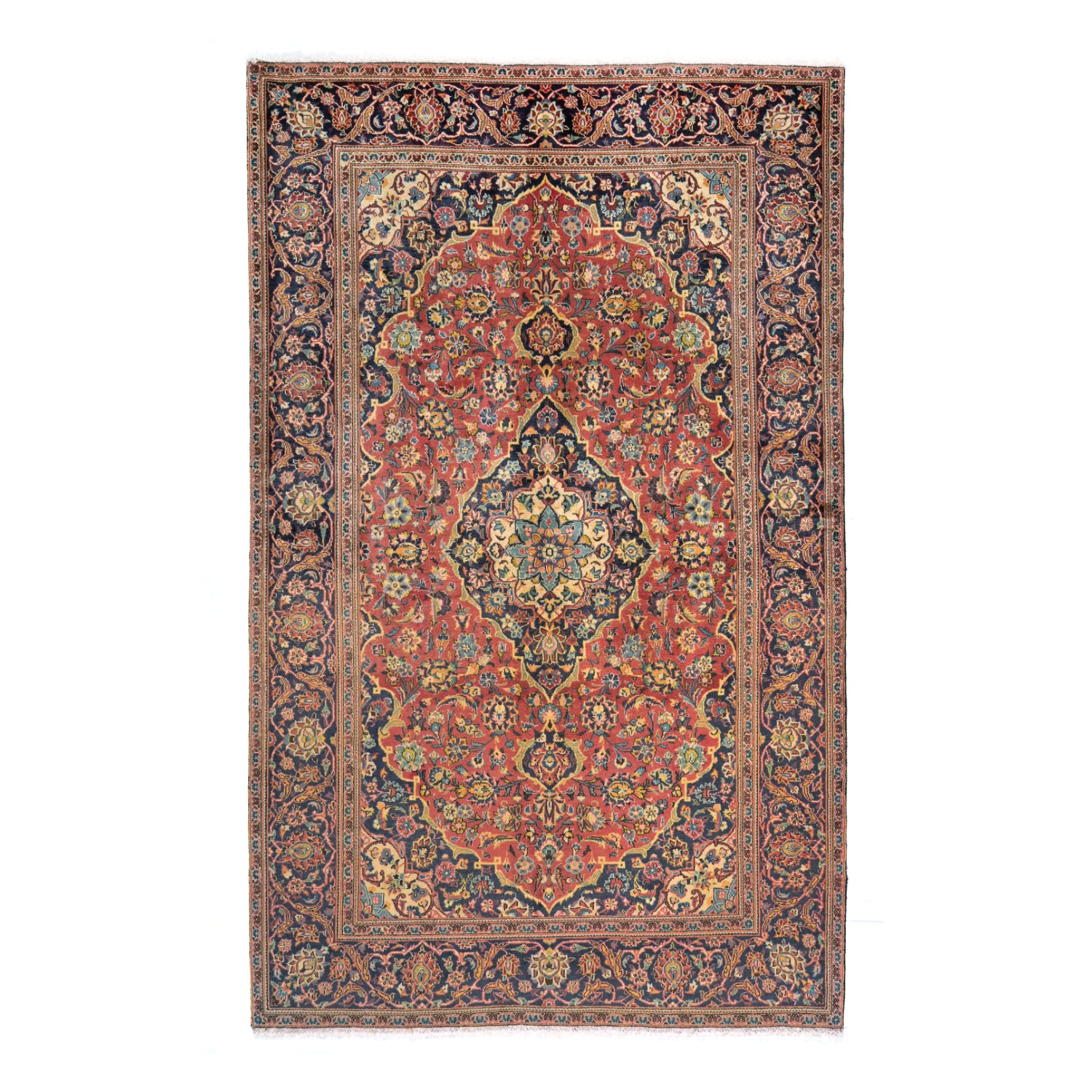 Tappeto Kashan Vecchio 221 x 136 cm