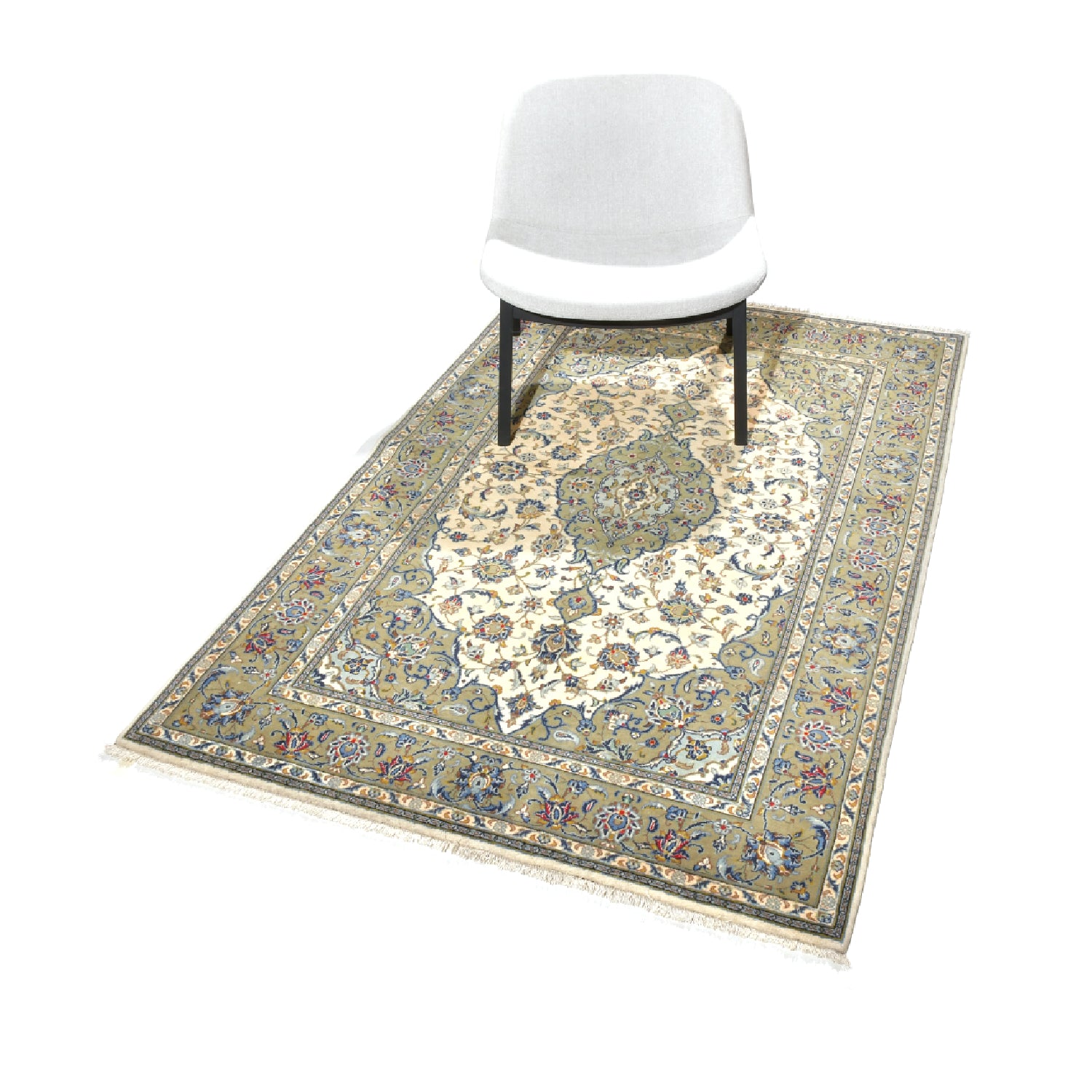 Tappeto Kashan 213 x 142 Cm