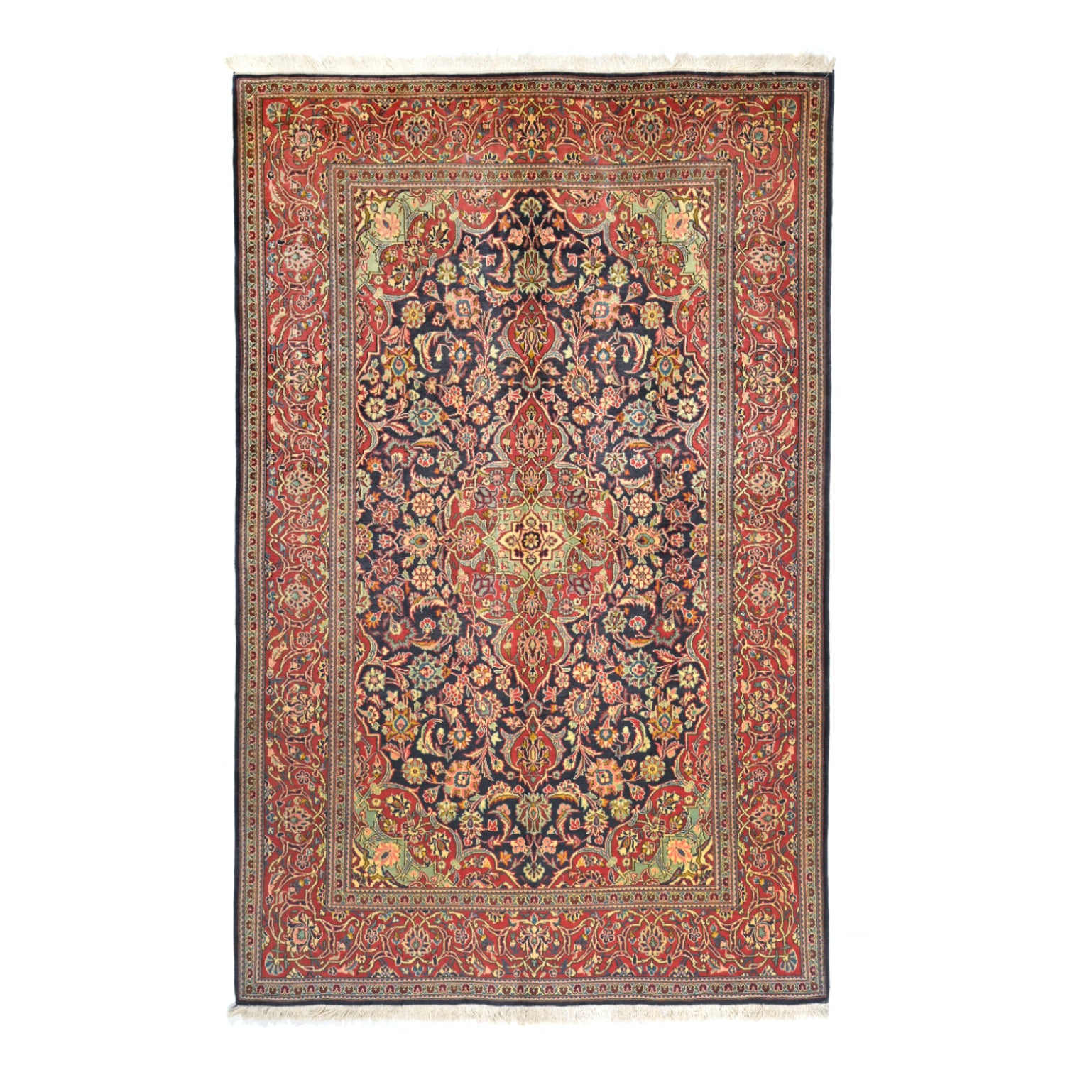 Tappeto Kashan Vecchio 217 x 138 cm