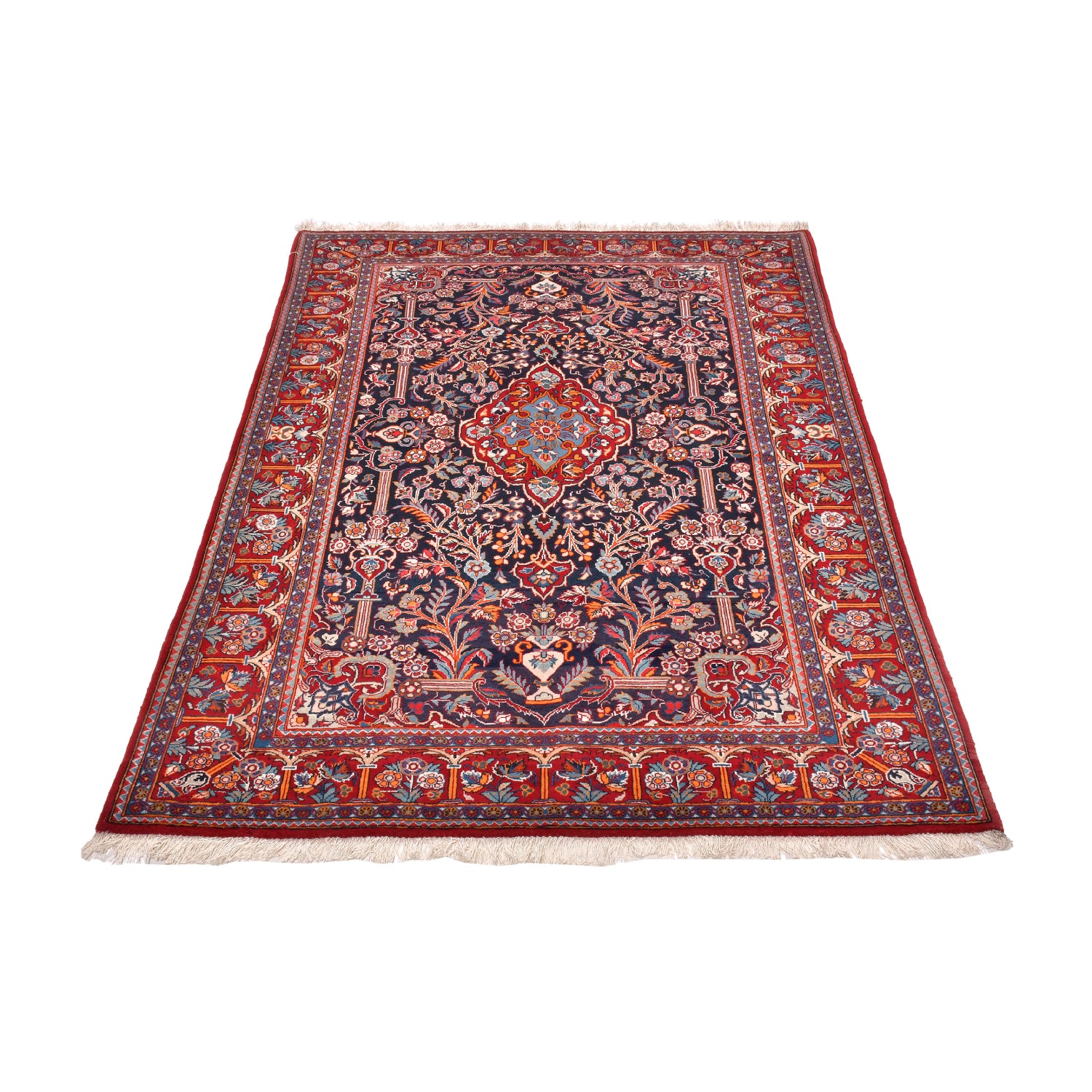 Tappeto Kashan 207 X 133 Cm Tappeto Kashan 207 X 133 Cm