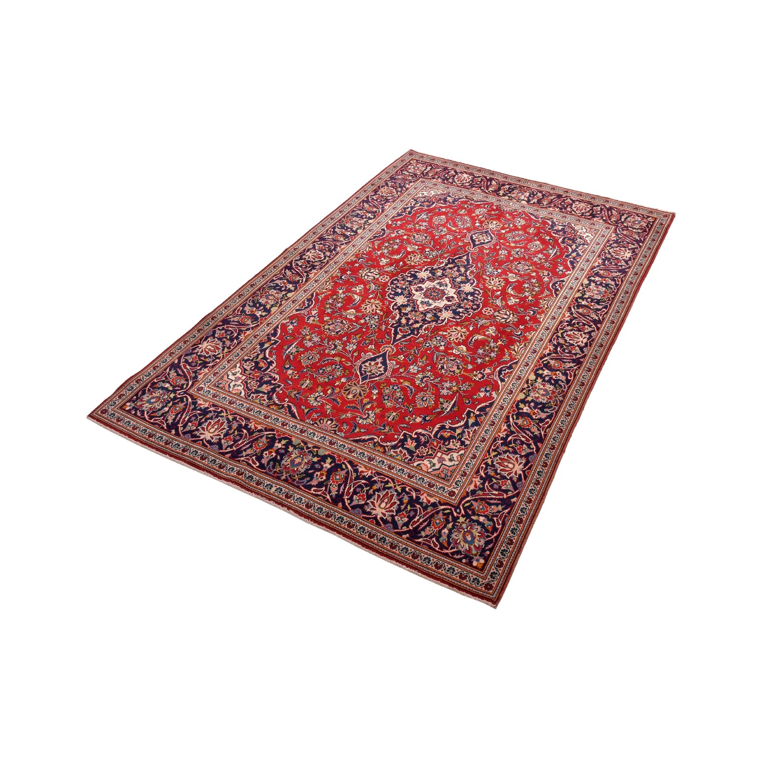 Tappeto Kashan Vecchio 217 X 140  Cm