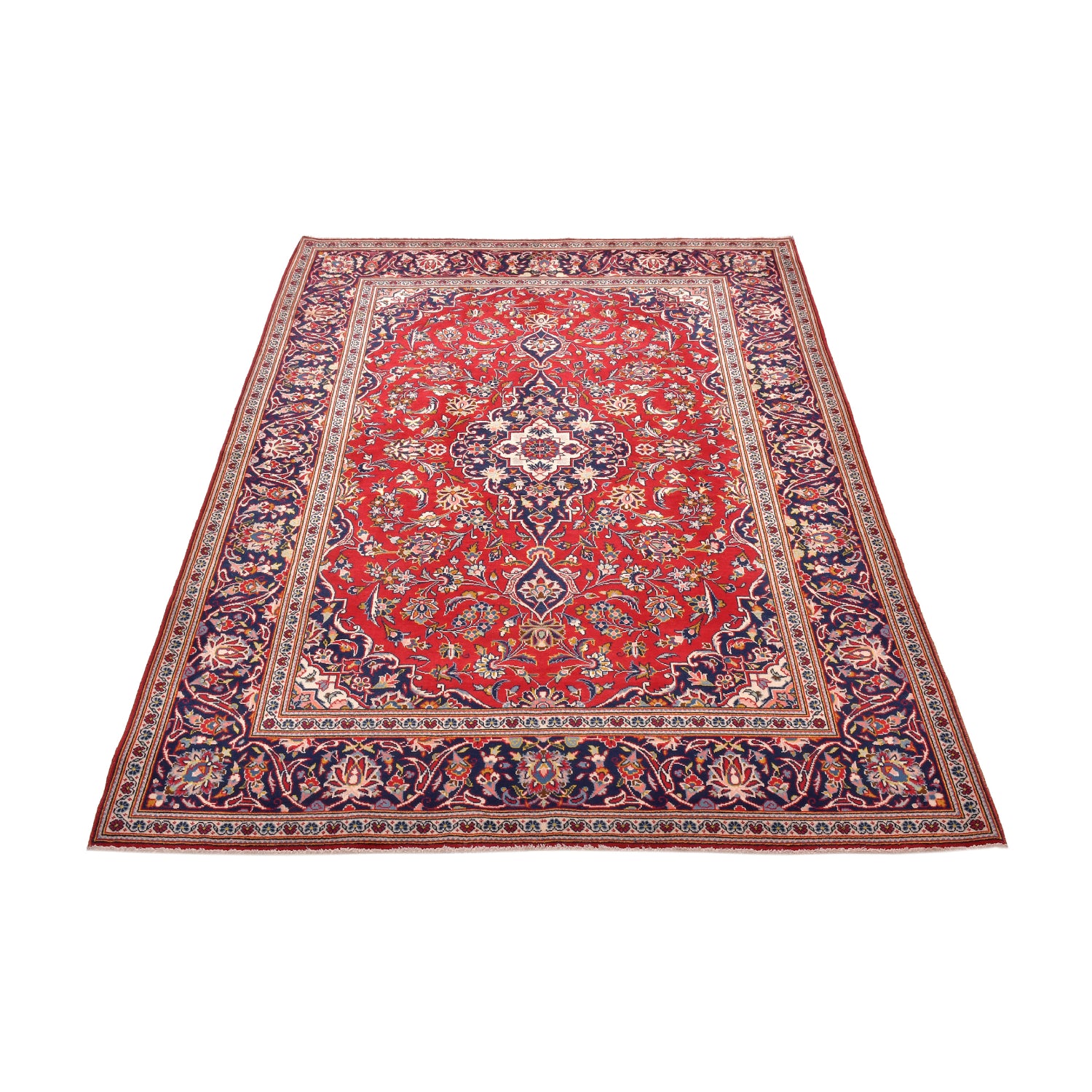 Tappeto Kashan Vecchio 217 X 140  Cm