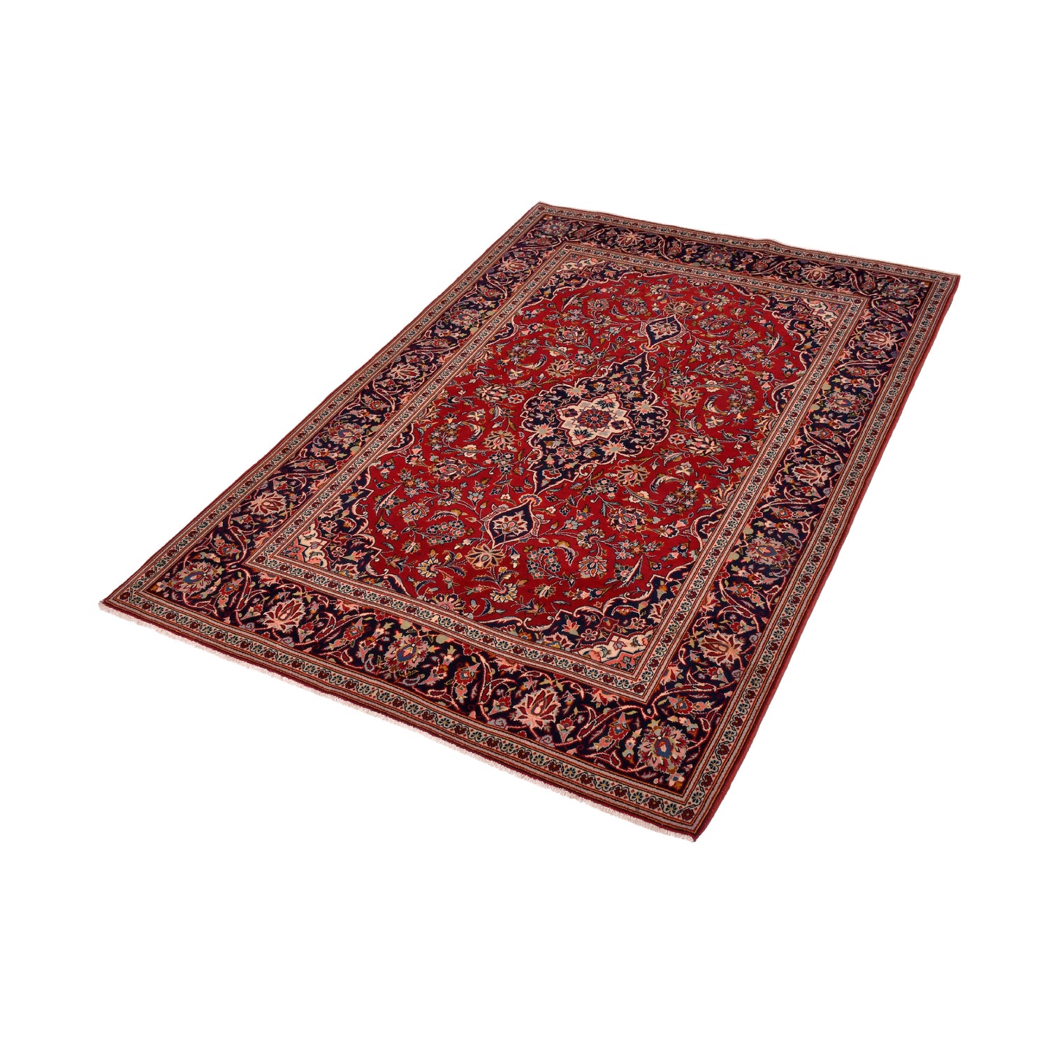 Tappeto Kashan Vecchio 217 X 140  Cm